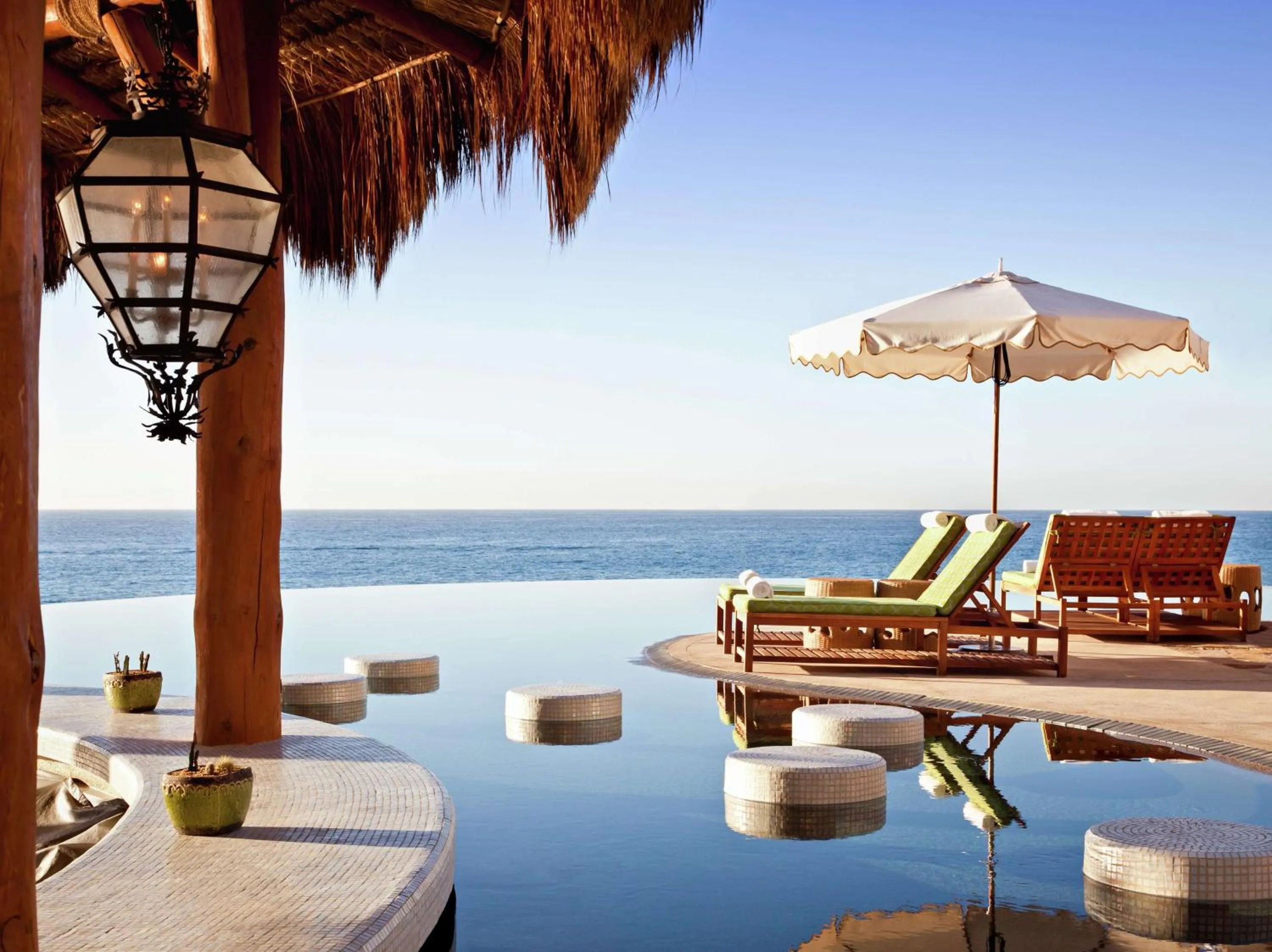 Pool view in Waldorf Astoria Los Cabos Pedregal