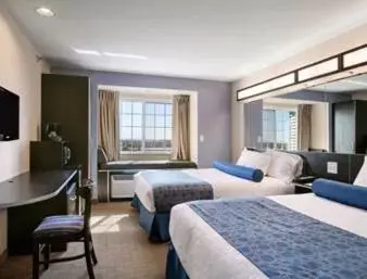 Queen Room with Two Queen Beds and Bath Tub - Mobility Accessible/Non-Smoking in Microtel Inn & Suites by Wyndham Stanley Queen Room with Two Queen Beds and Bath Tub - Mobility Accessible/Non-Smoking in Microtel Inn & Suites by Wyndham Stanley