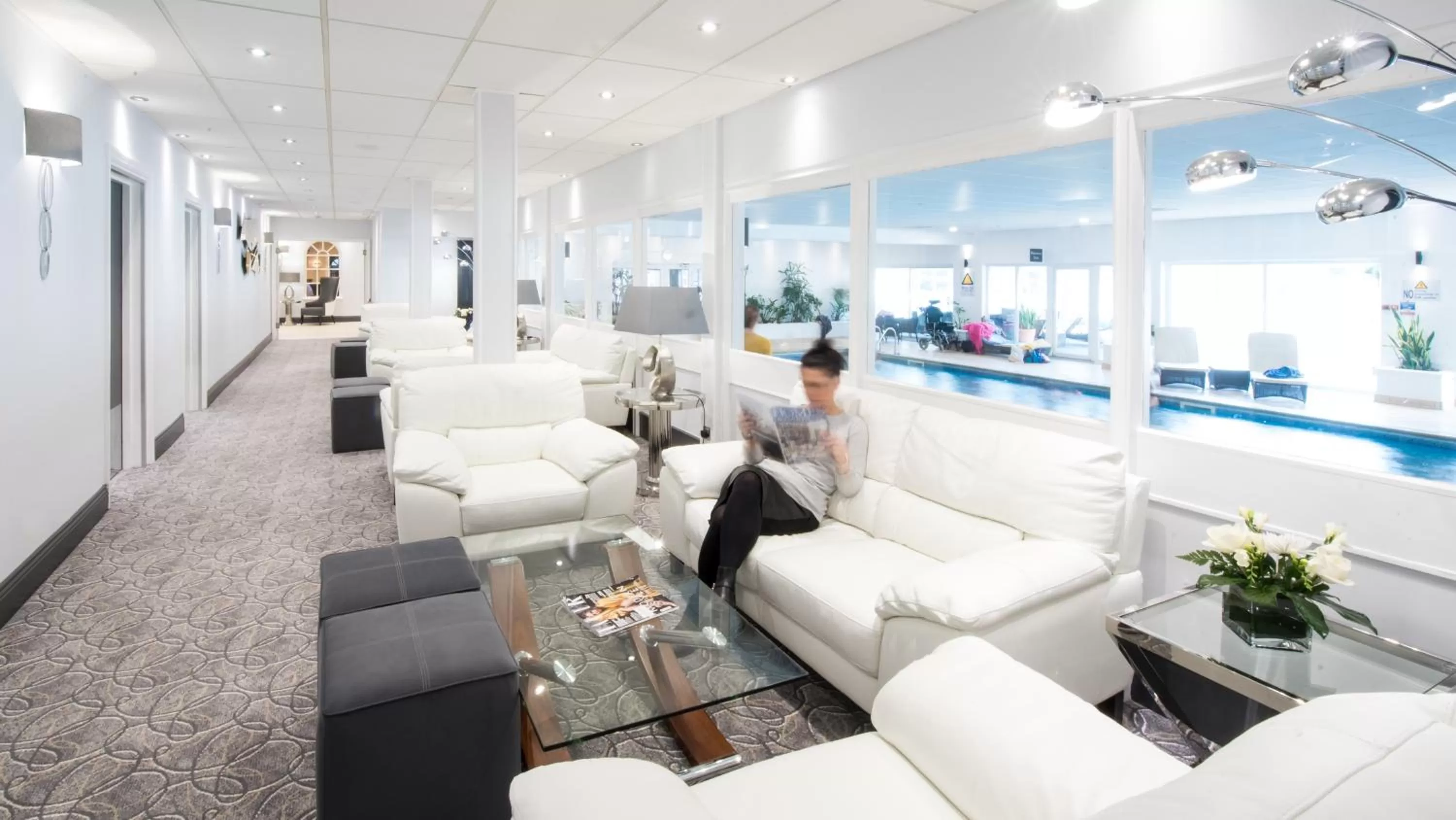 Lobby or reception in The Barnstaple Hotel