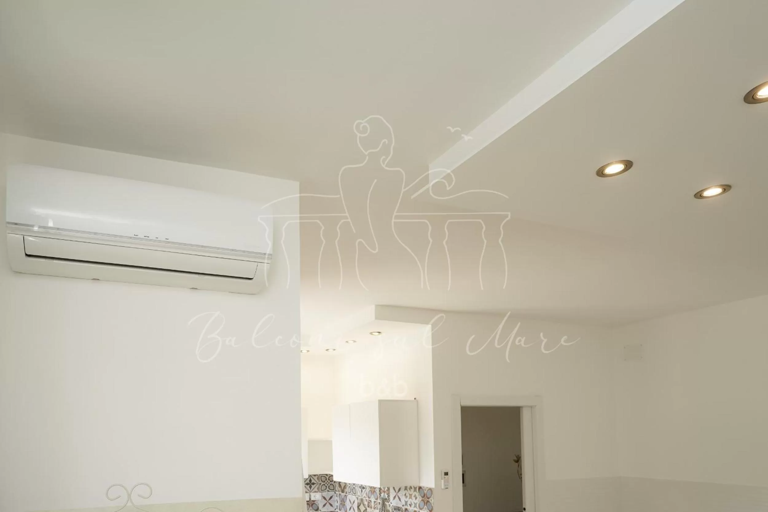 Text overlay in Balconi sul mare