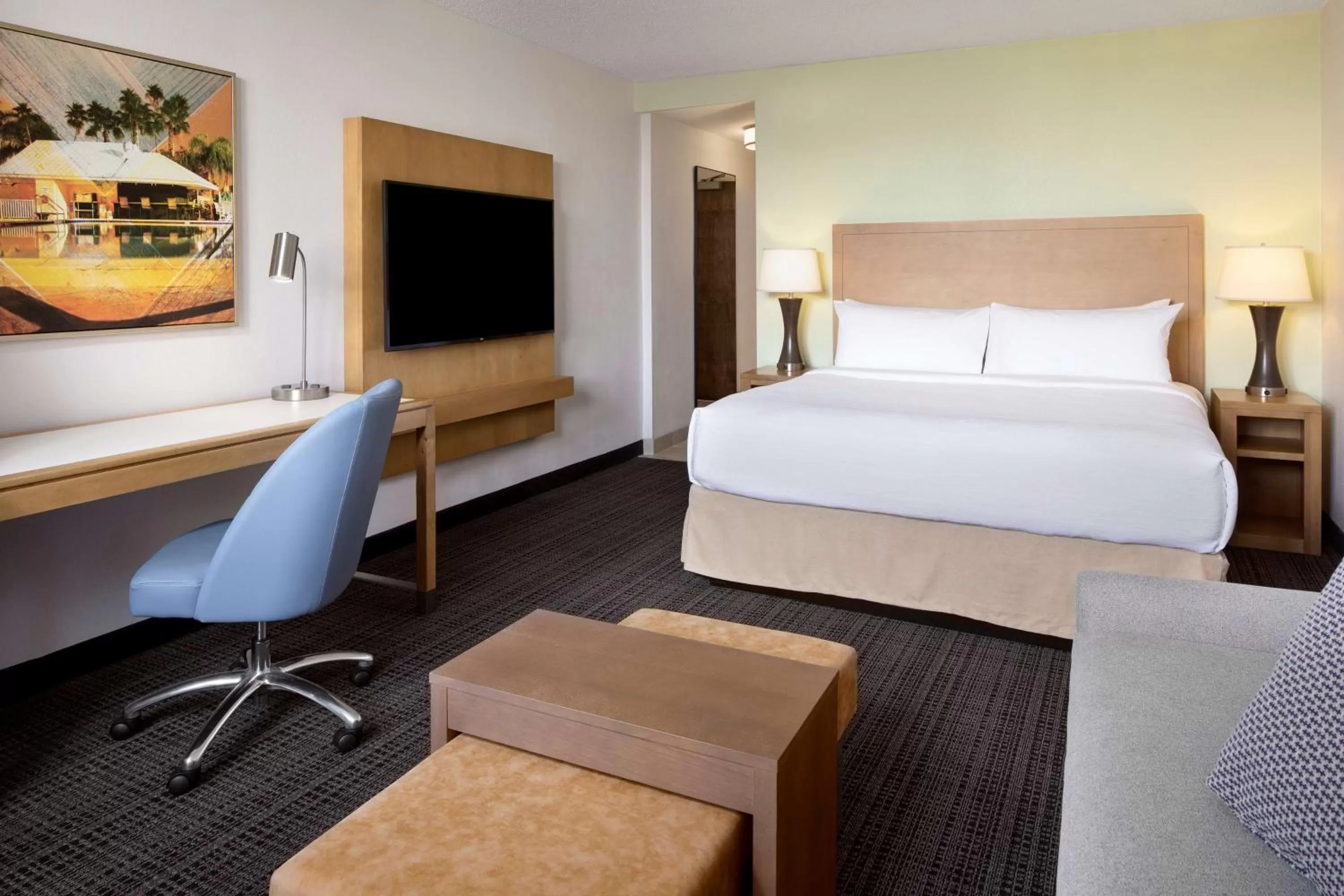 TV and multimedia, Bed in Embassy Suites by Hilton Tampa Airport Westshore