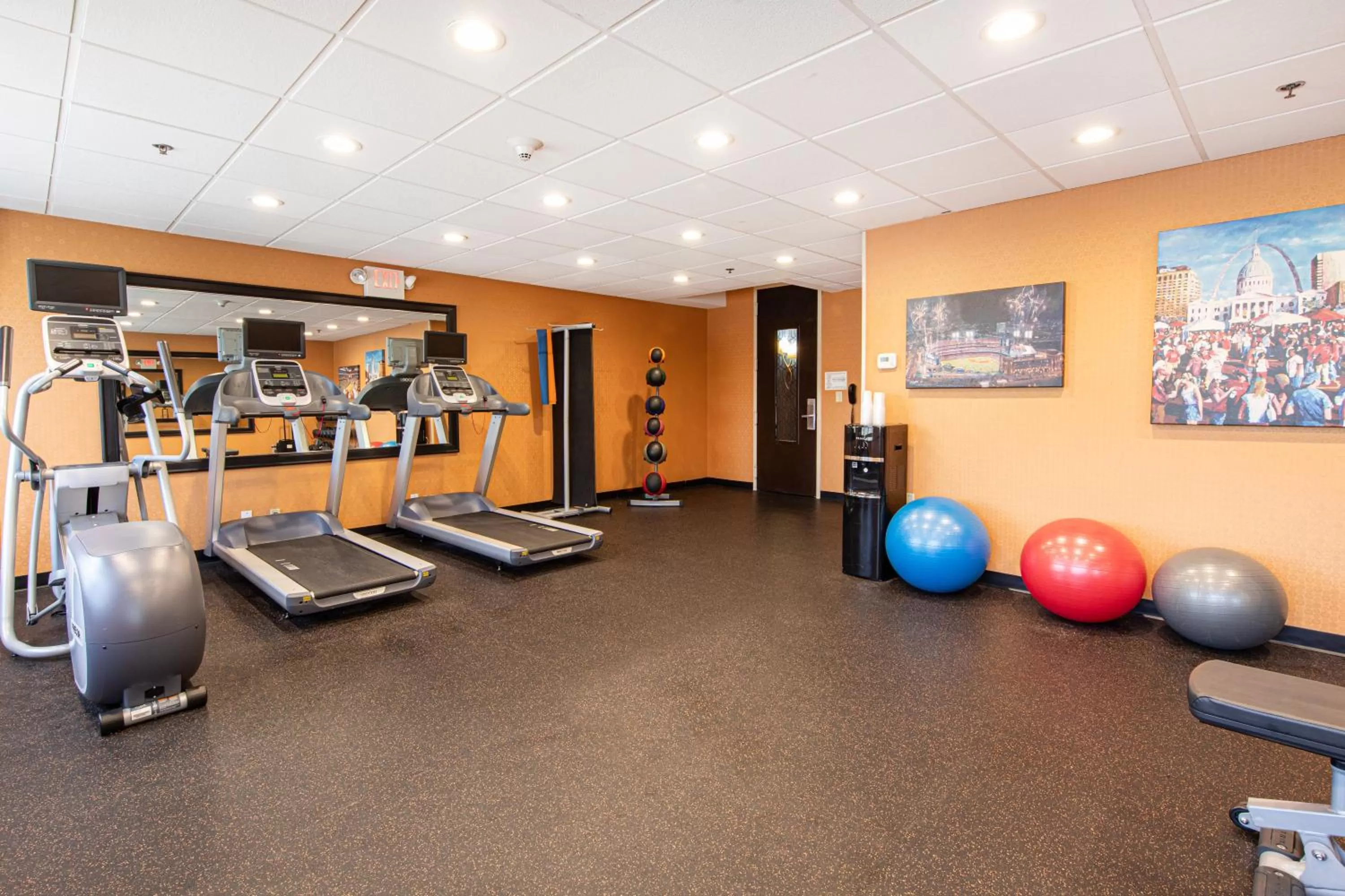 Fitness centre/facilities in Holiday Inn St. Louis Airport West Earth City by IHG