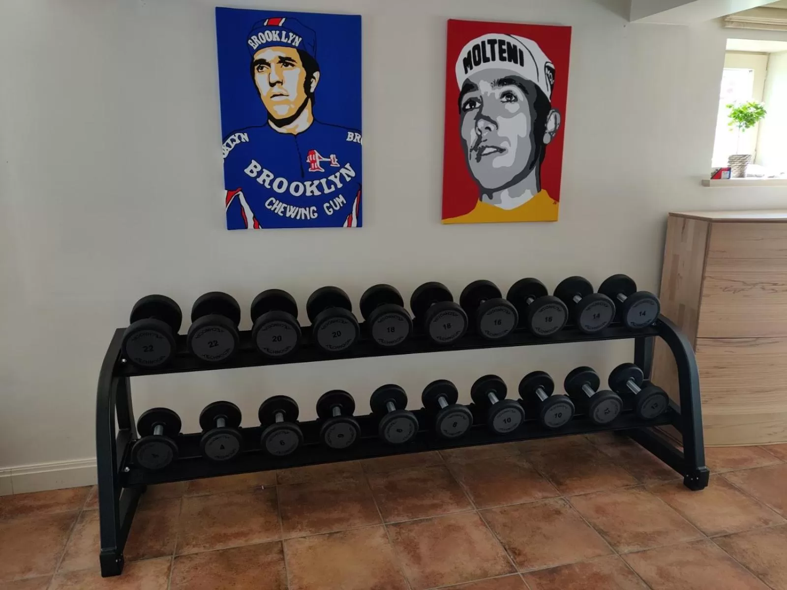 Fitness centre/facilities in Flandrien Hotel