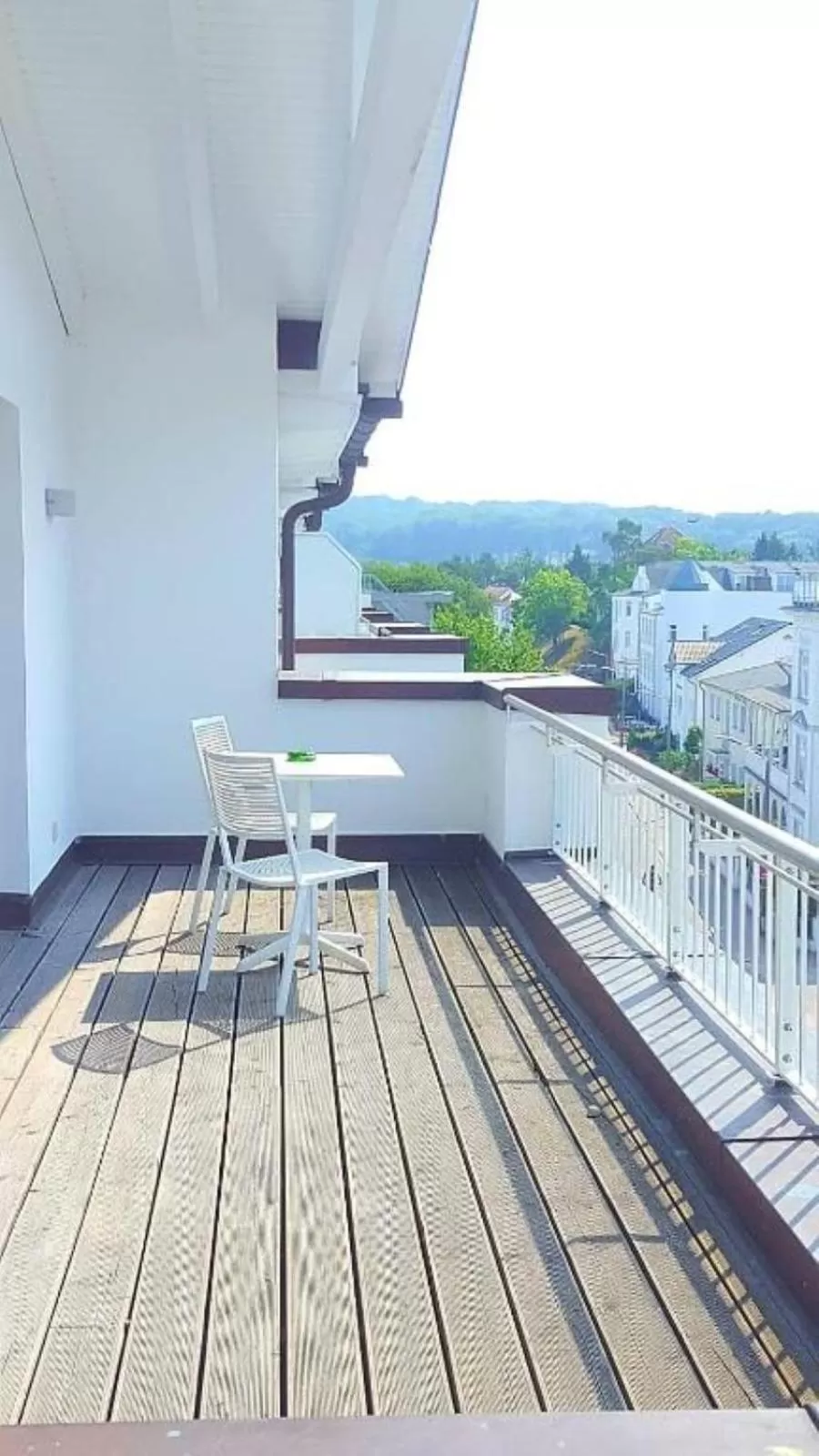 Balcony/Terrace in Nymphe Strandhotel & Apartments
