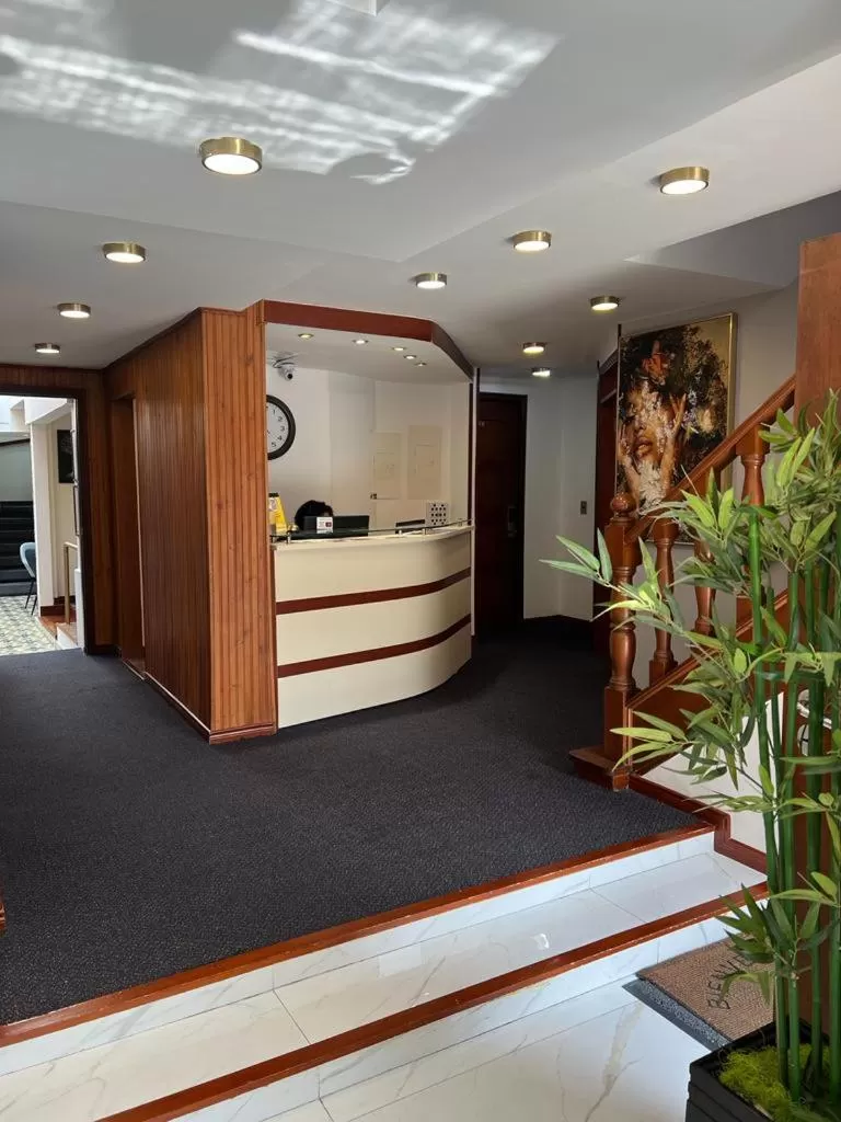 Lobby or reception in Hotel Boutique Quinta Camacho