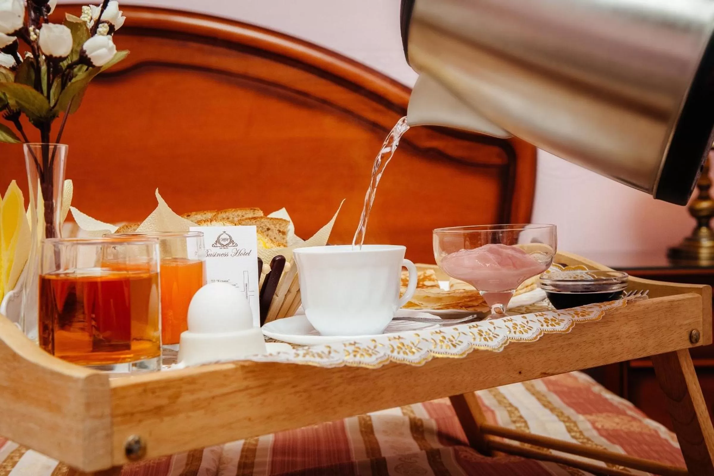 Food in Business Hotel