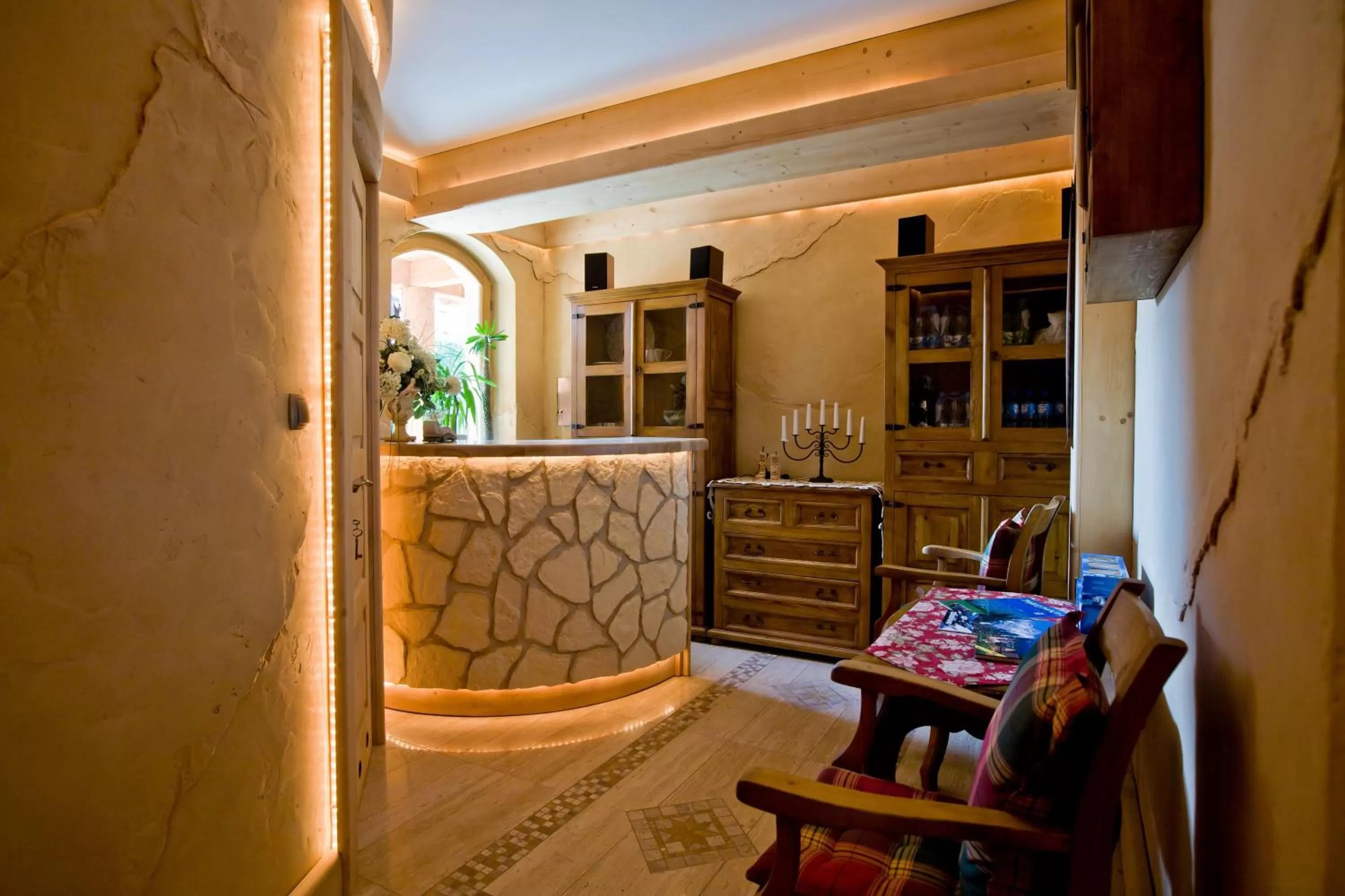Lobby or reception in Leśny Dworek Zakopane