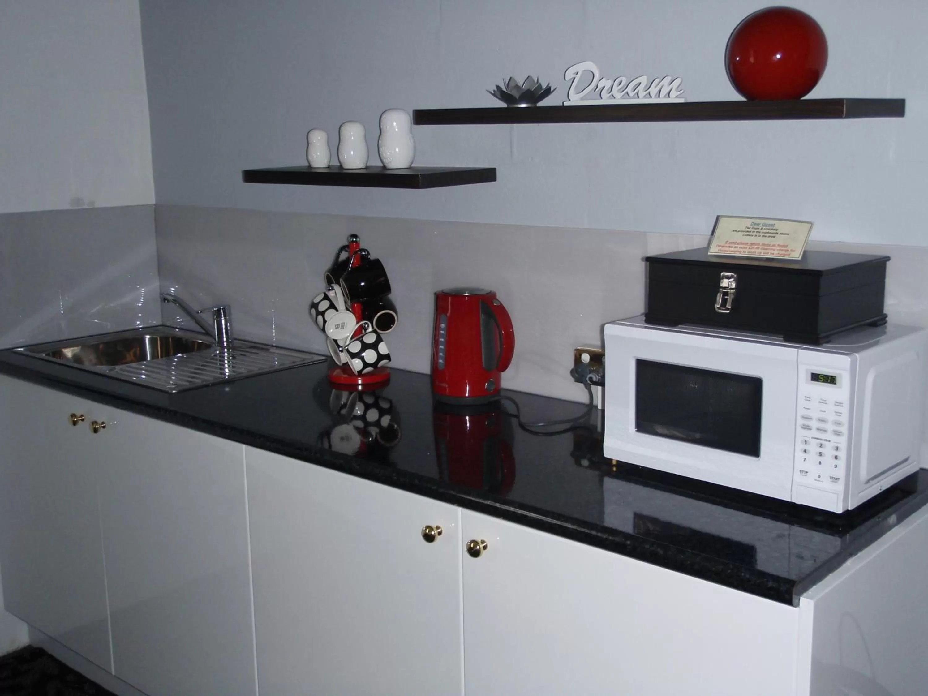 Kitchen or kitchenette in West Coaster Motel