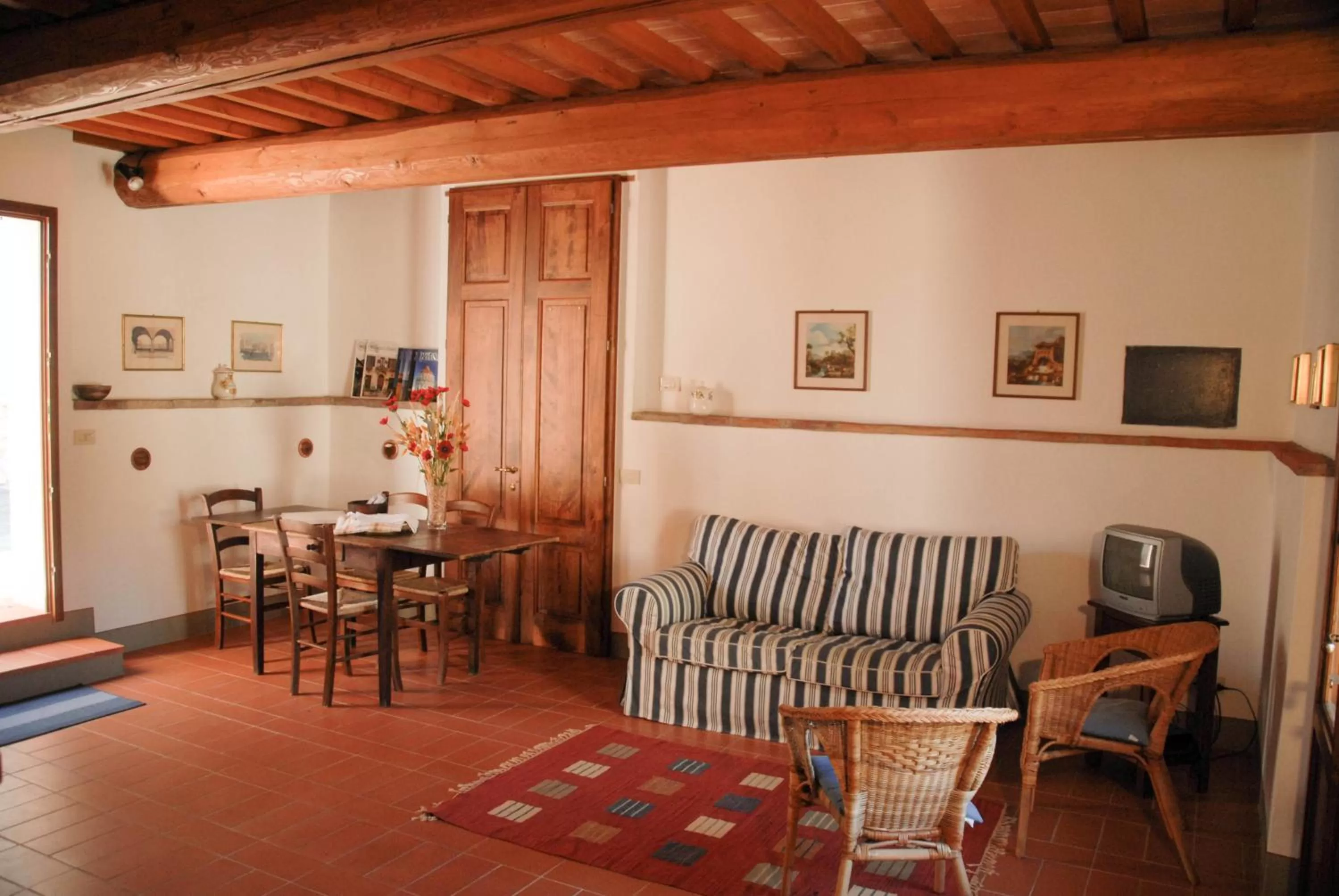 Living room in Borgo Bottaia
