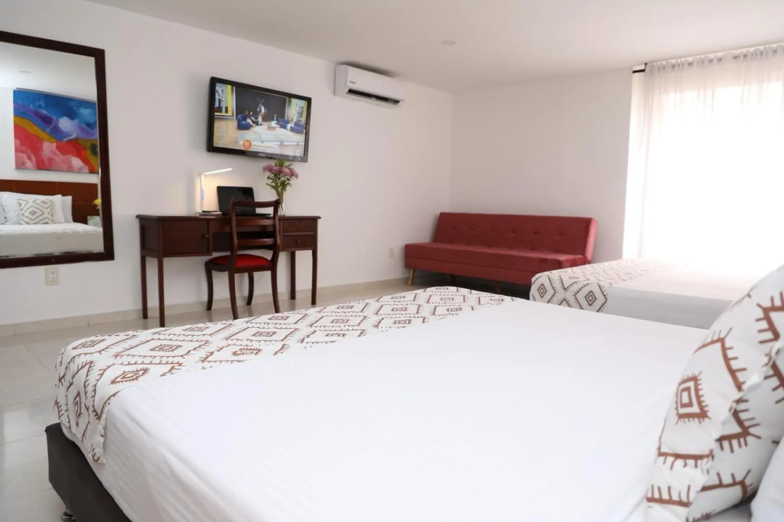 Property building, Bed in Hotel Guane