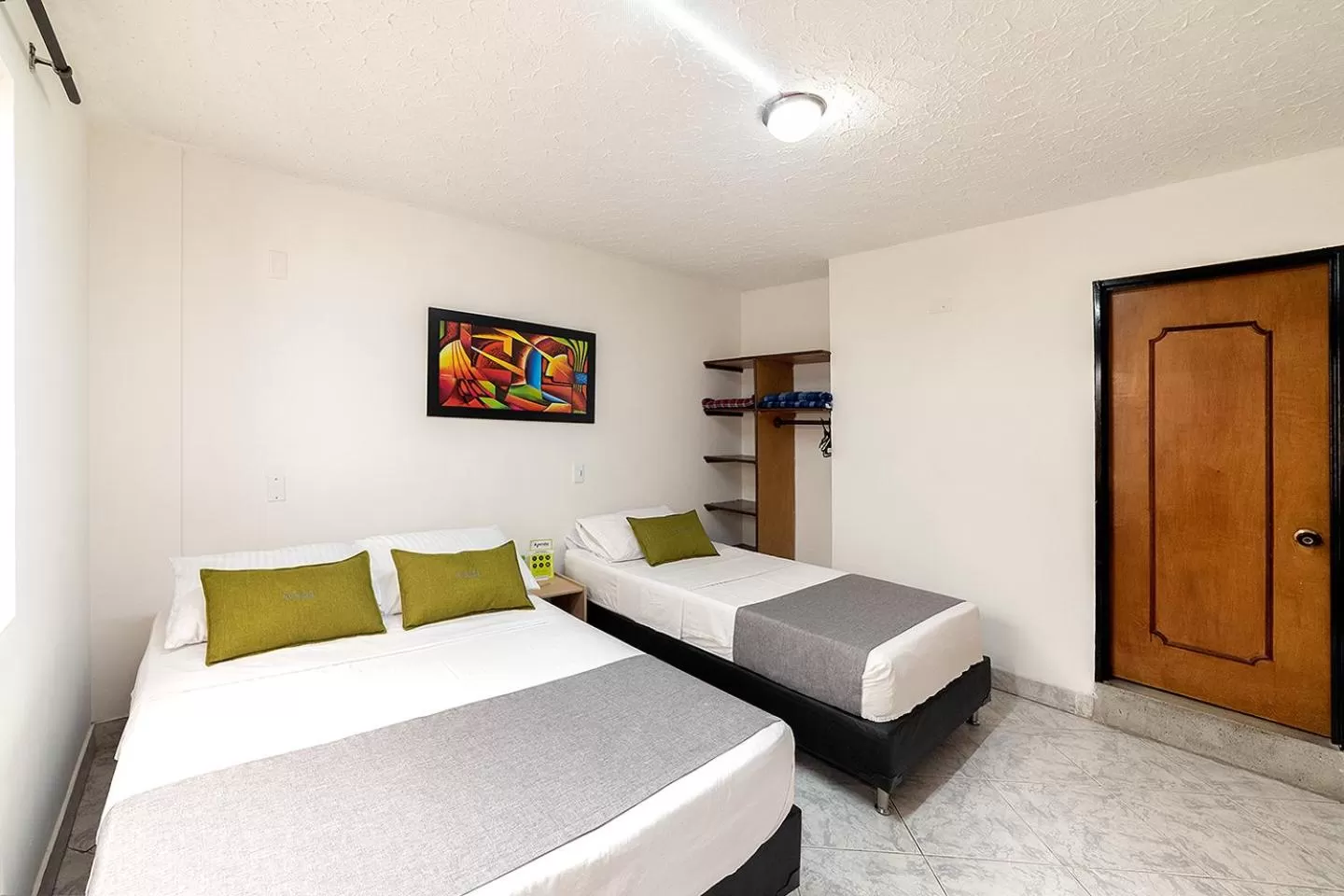 Bed in Hotel Balcones del Estadio