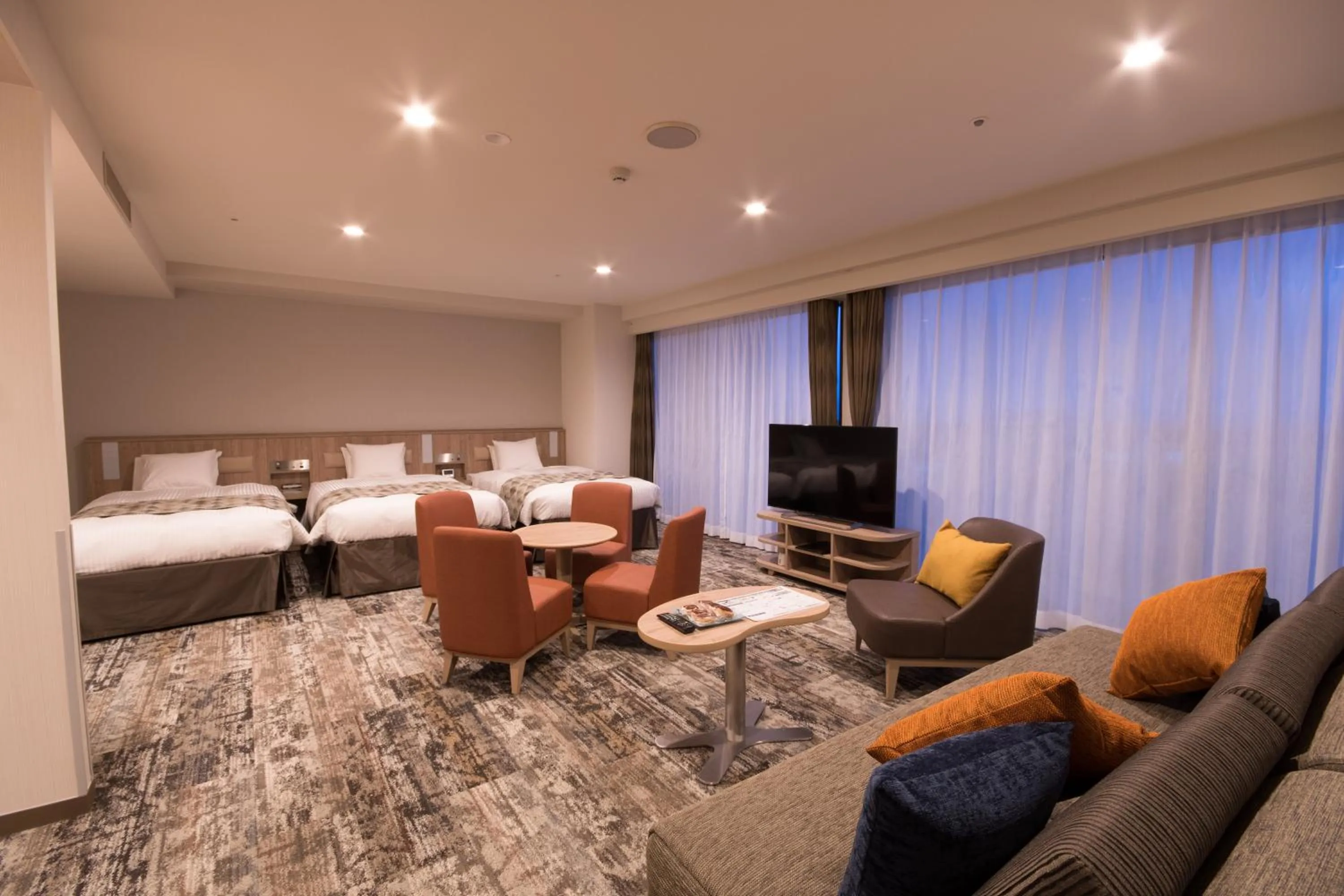 Spring, Bed in Hotel Epinard Nasu