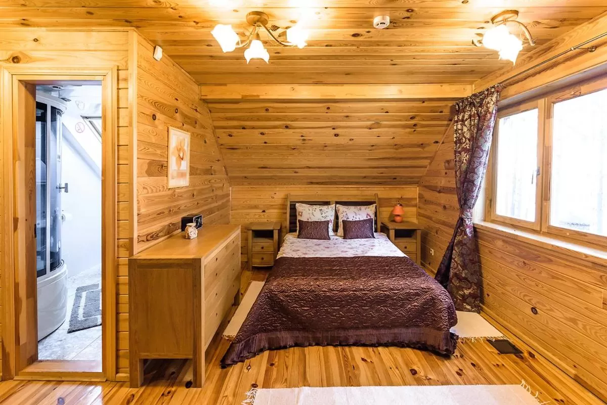 Bed in Svečių namai Smalvas