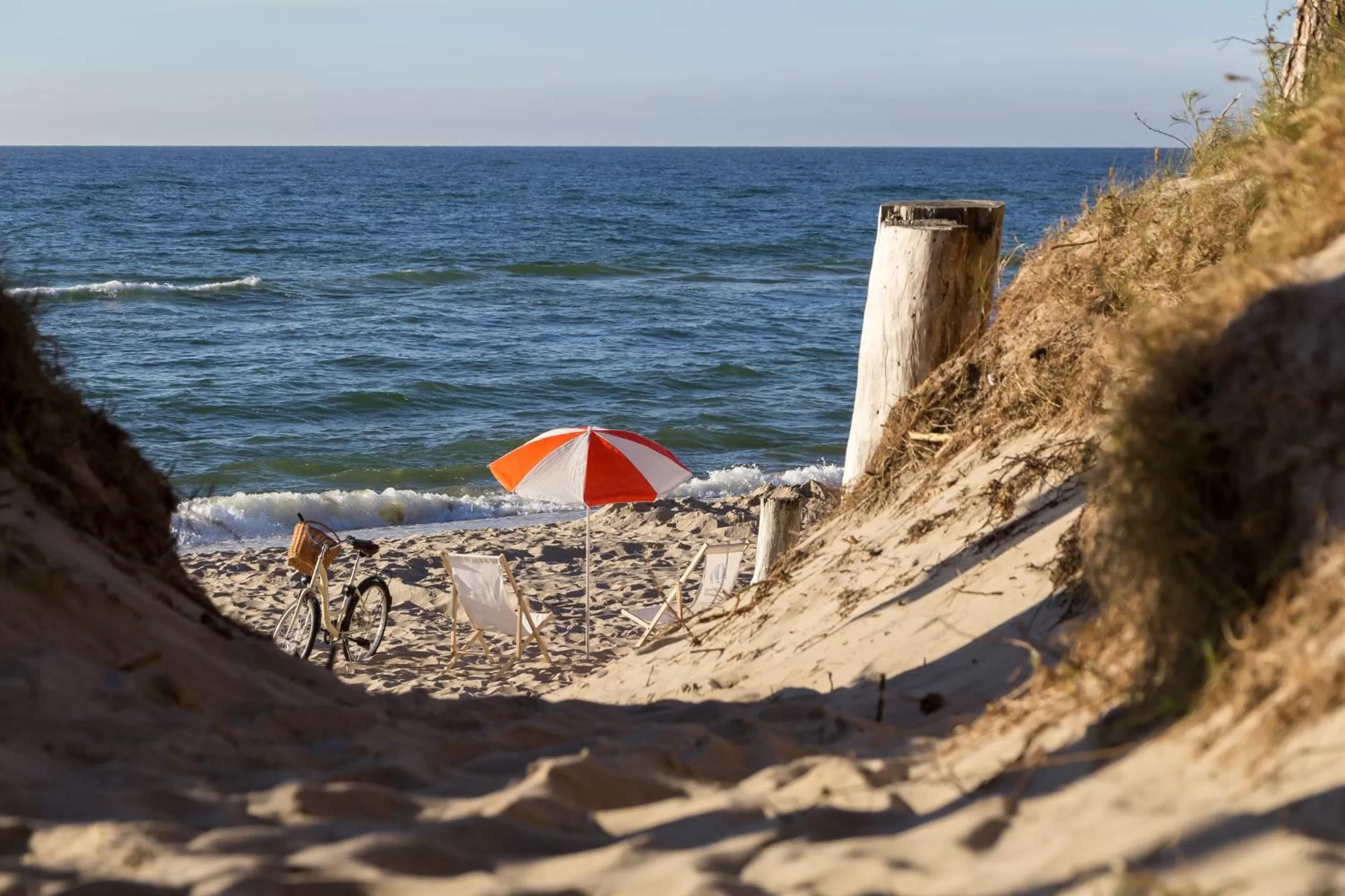 Beach in Blue Marine Mielno