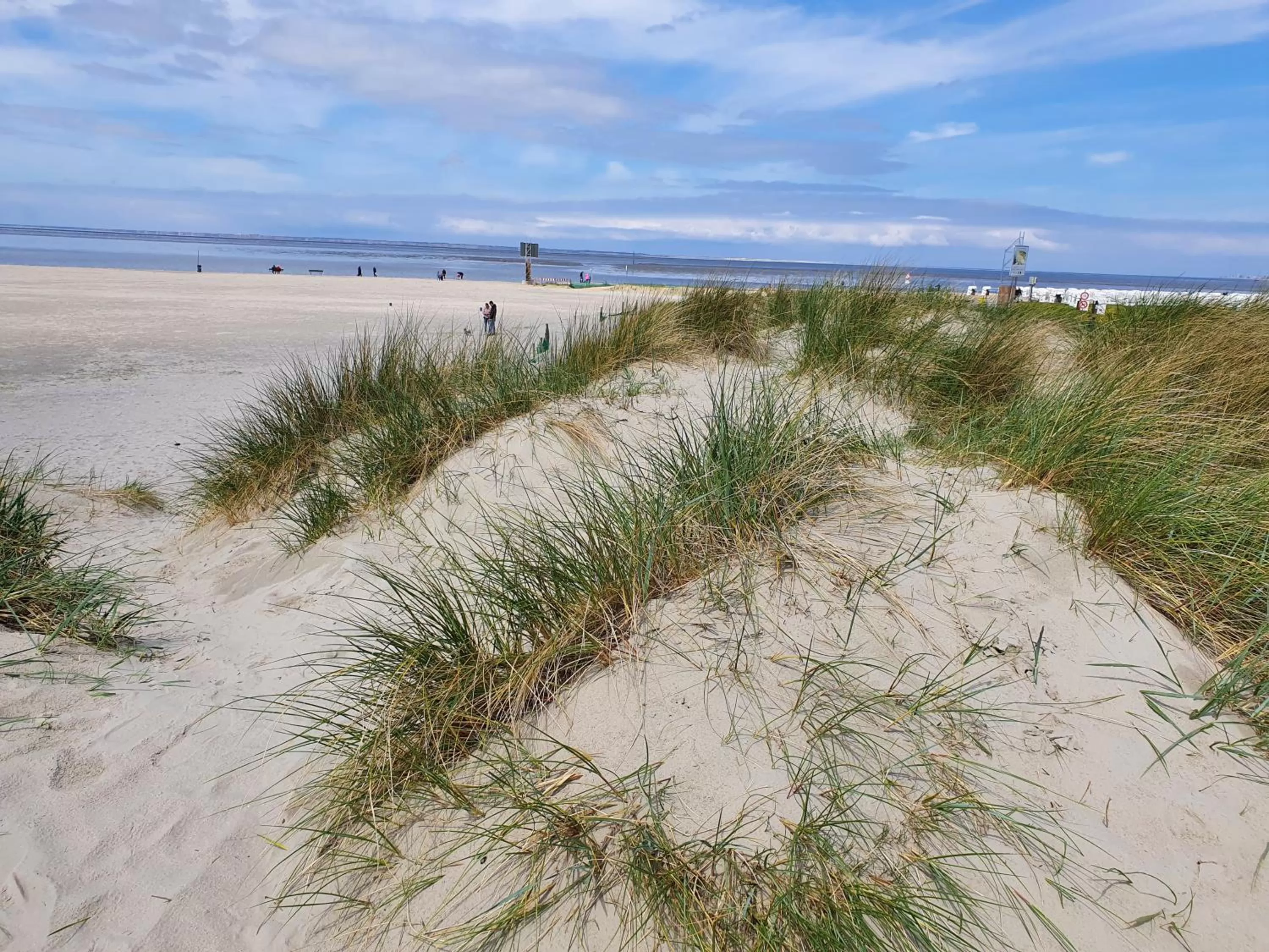 Beach in Hotel Pension Am Hafen
