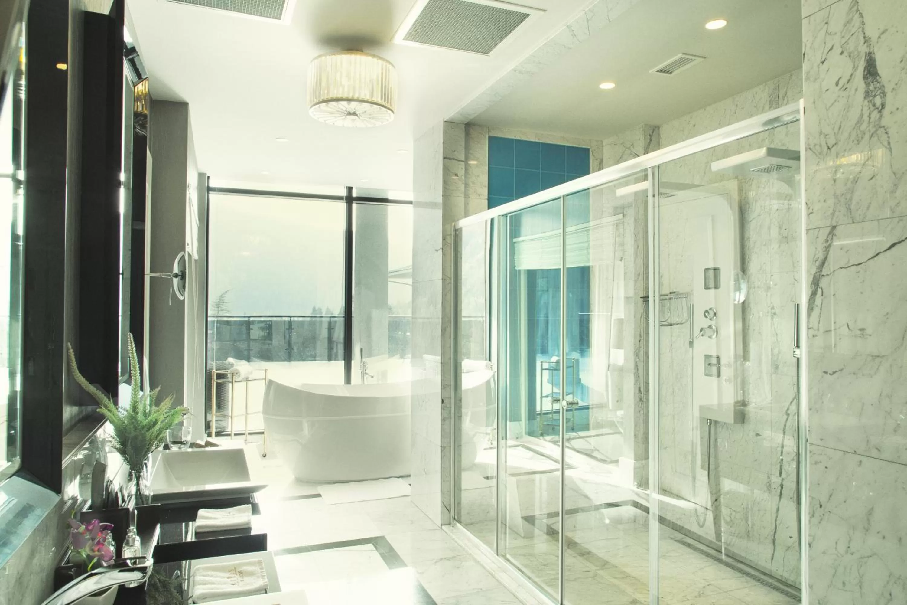 Bathroom in Borjomi Likani Health & Spa Centre