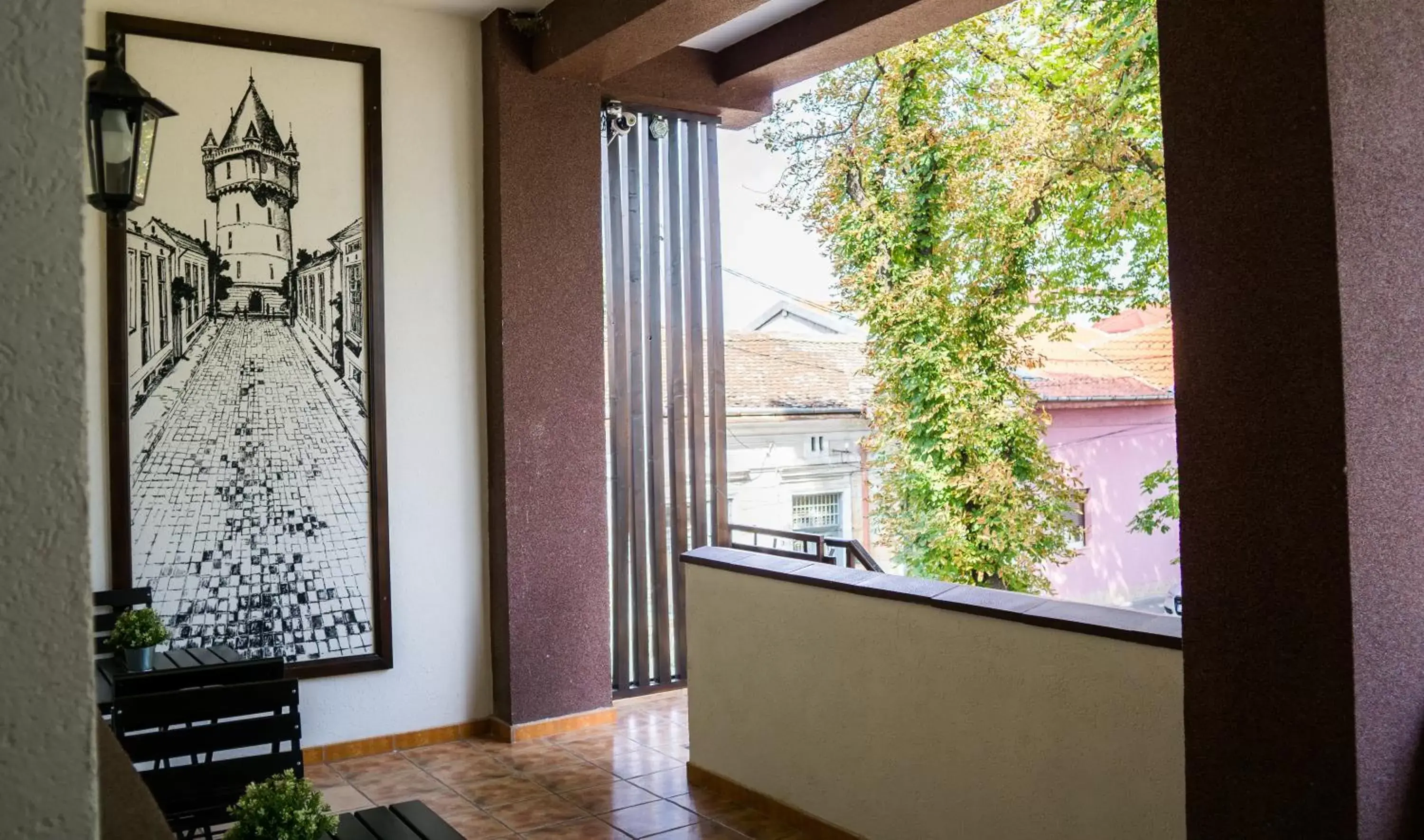 Twin/Double Room with Terrace Access and Park View in Nest Twin/Double Room with Terrace Access and Park View in Nest