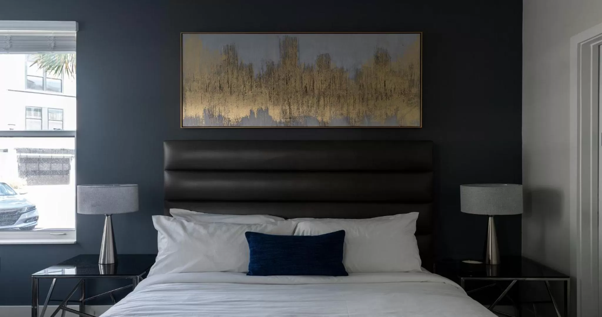 Bed in Westshore Apartments by Barsala