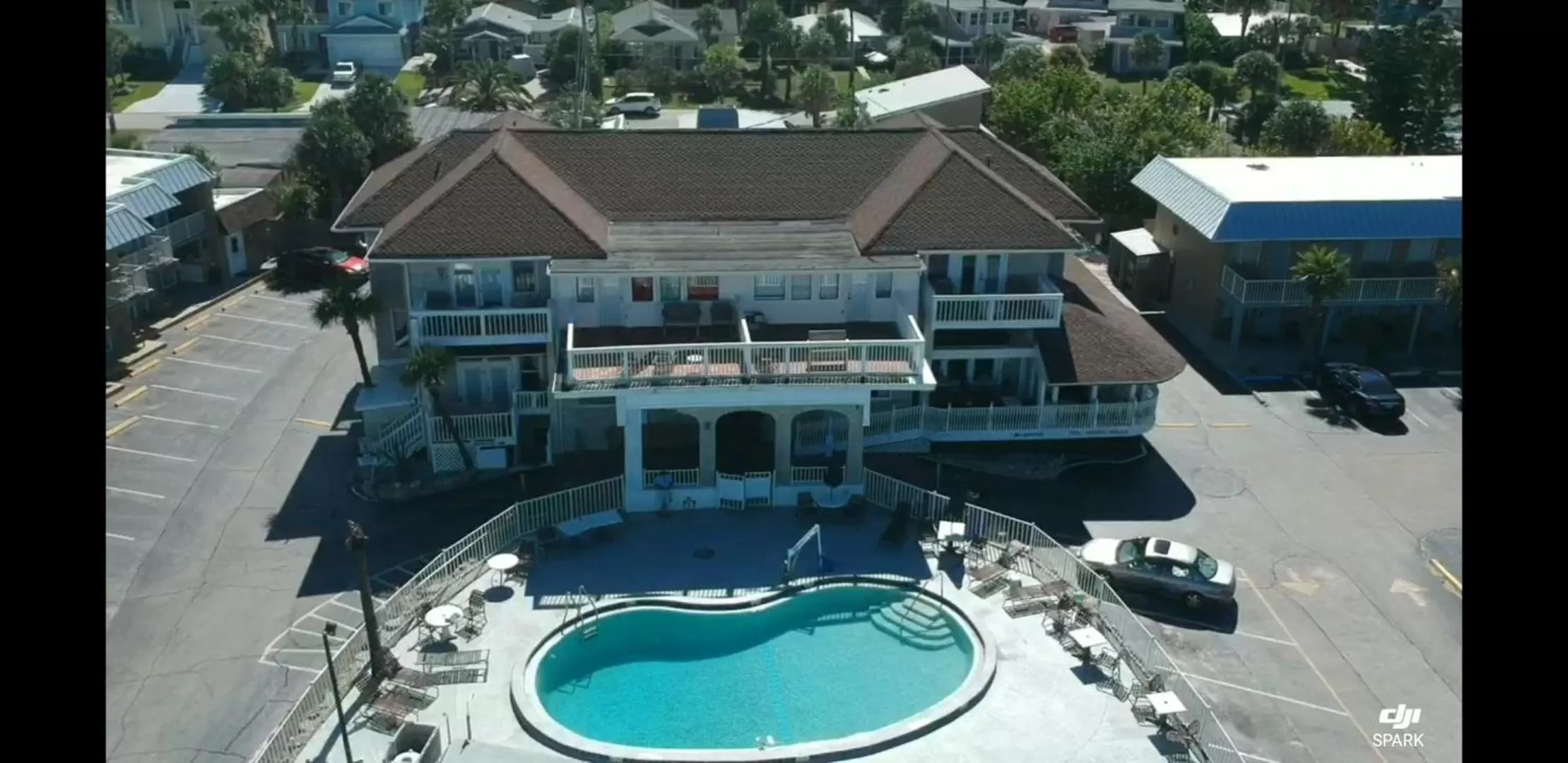 Bird's eye view in Topaz Motel - Flagler Beach