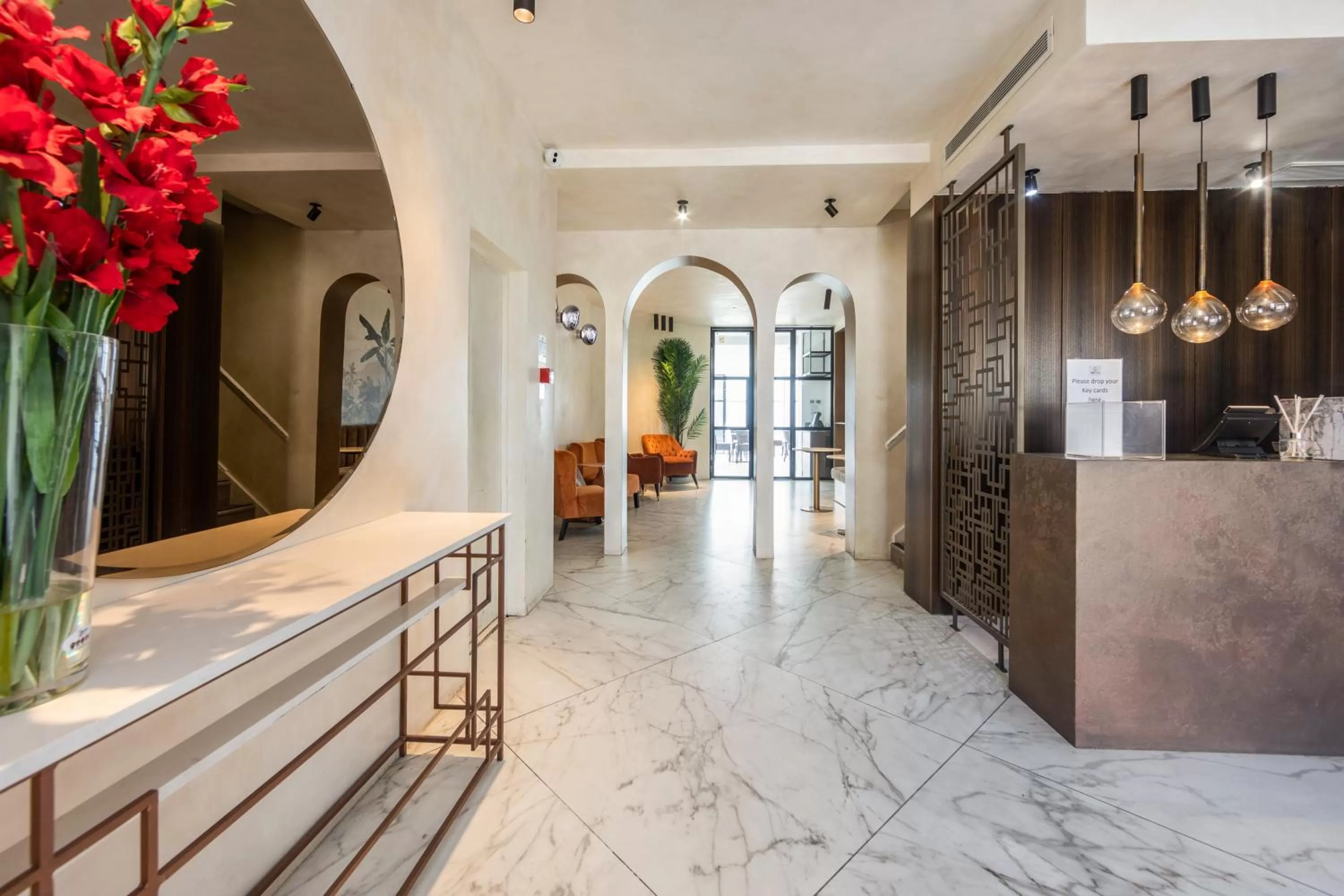 Lobby or reception in King Solomon Hotel- Golders Green