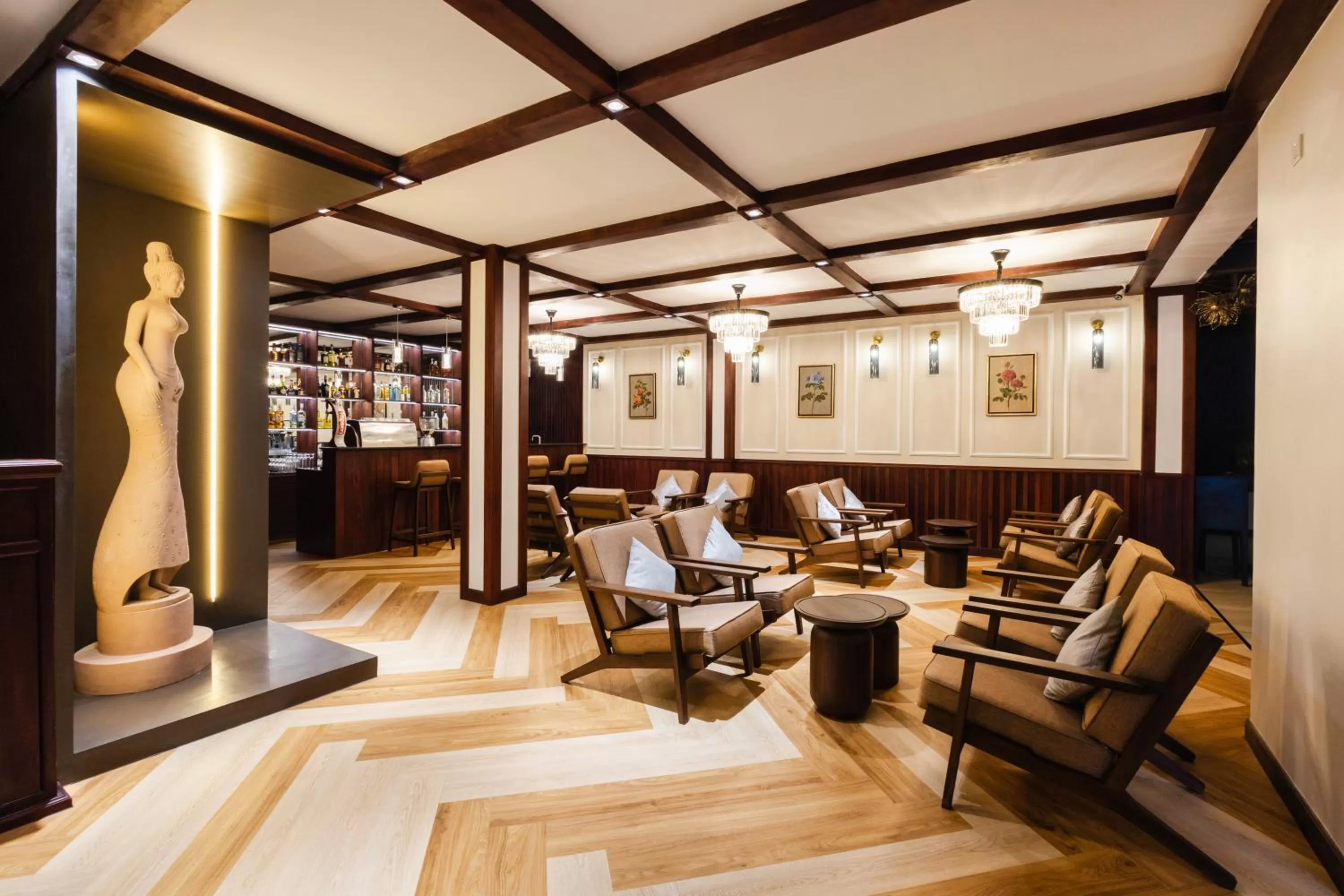 Lounge or bar in Saem Siemreap Hotel