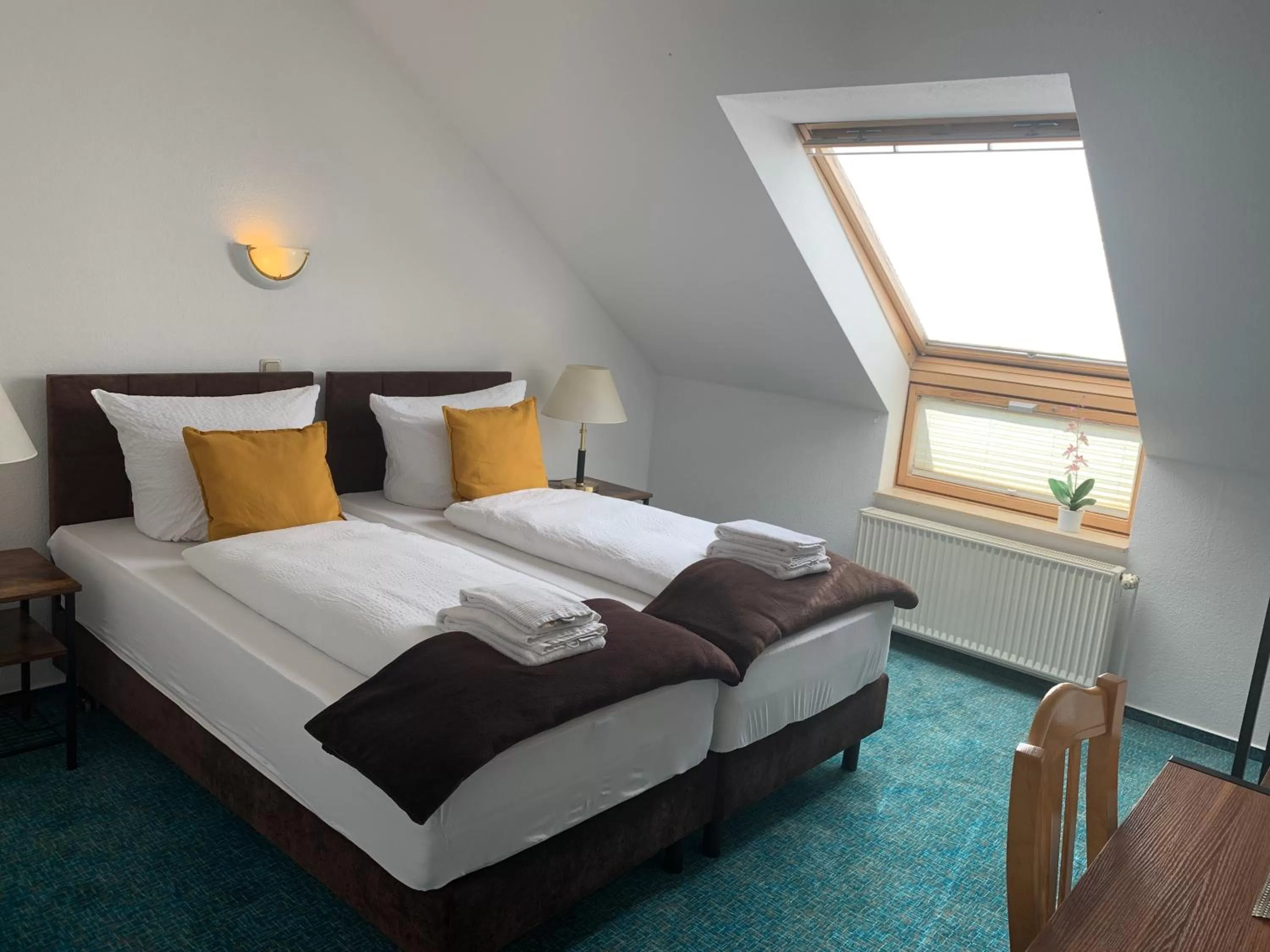 Bedroom, Bed in Hotel Rosengarten