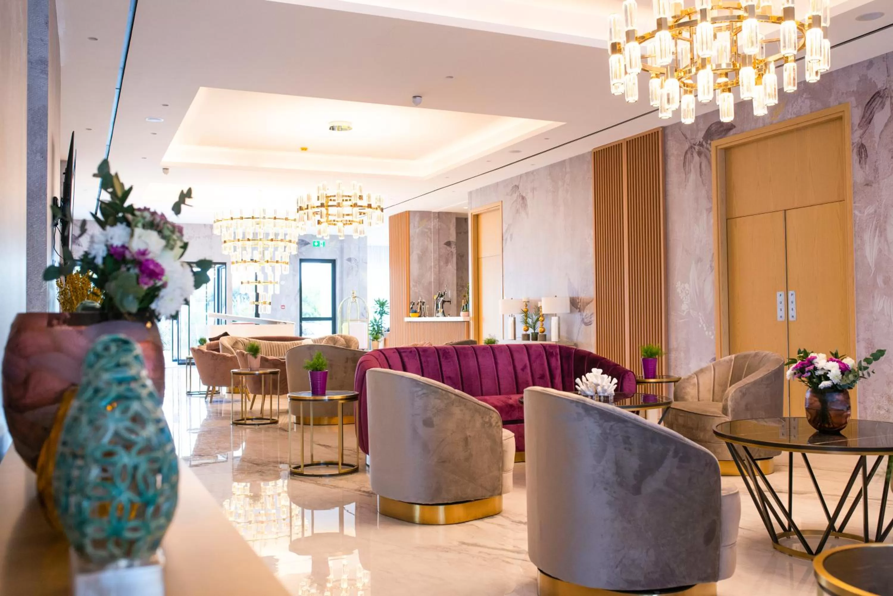 Lobby or reception in At Herbal Boutique Hotel & Spa