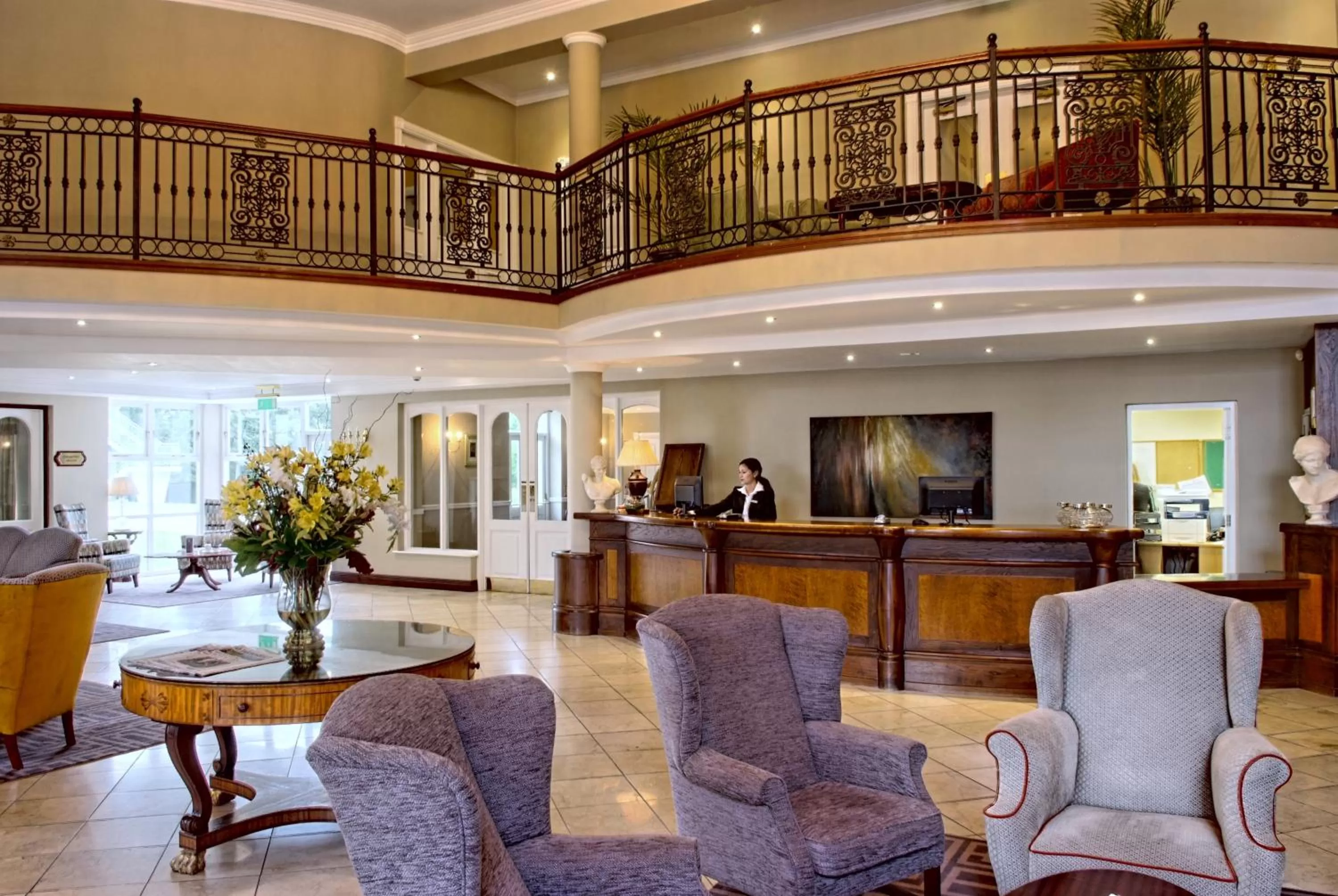 Lobby or reception in Hotel Woodstock Ennis