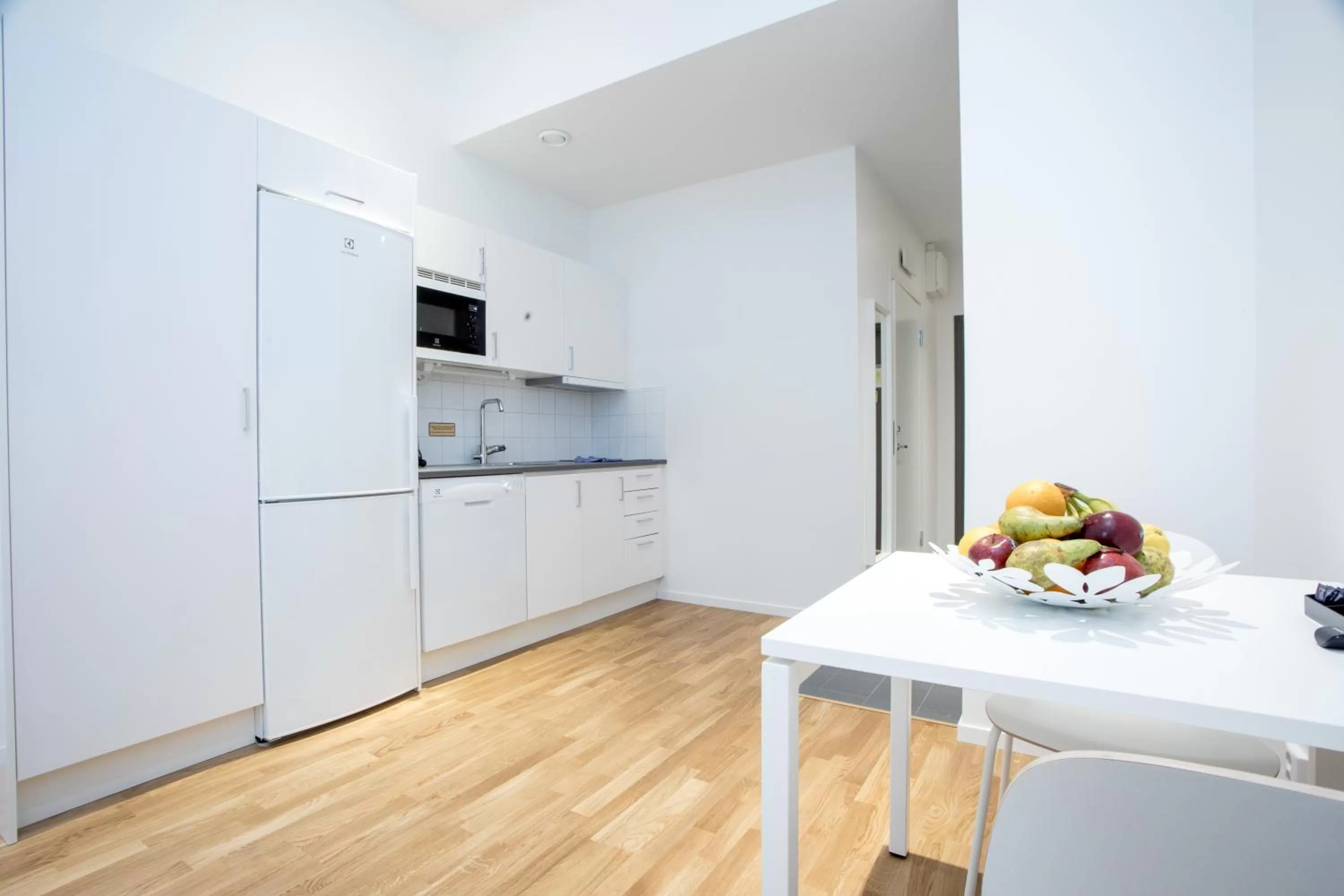 Kitchen or kitchenette in ApartDirect Sundbyberg