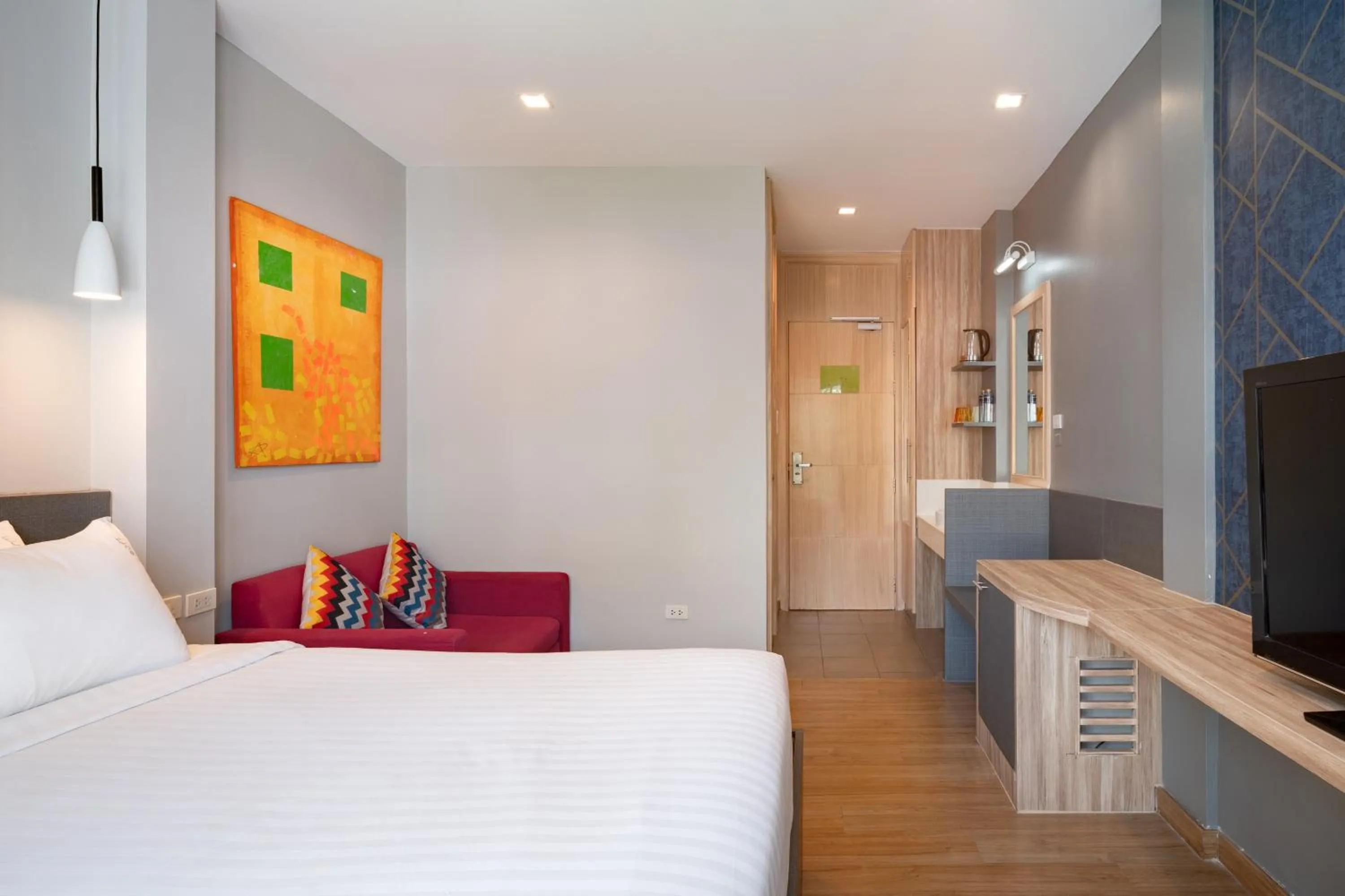 Bed in iCheck inn Gems Center Silom