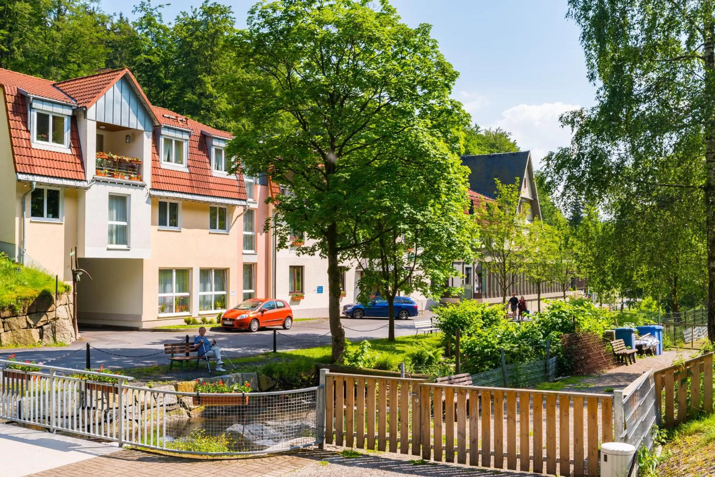 Property building in Hotel Waldmühle