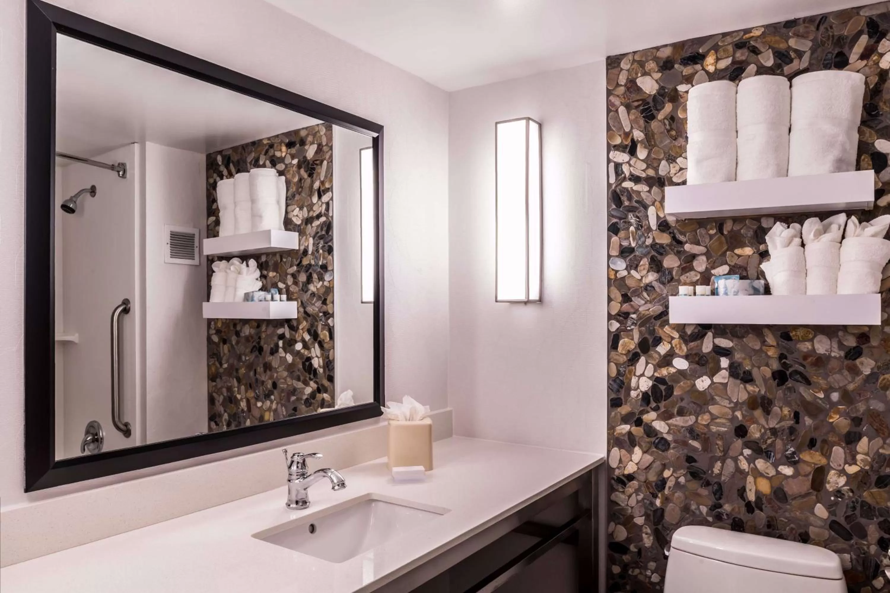 Bathroom in Hilton Garden Inn Detroit Southfield