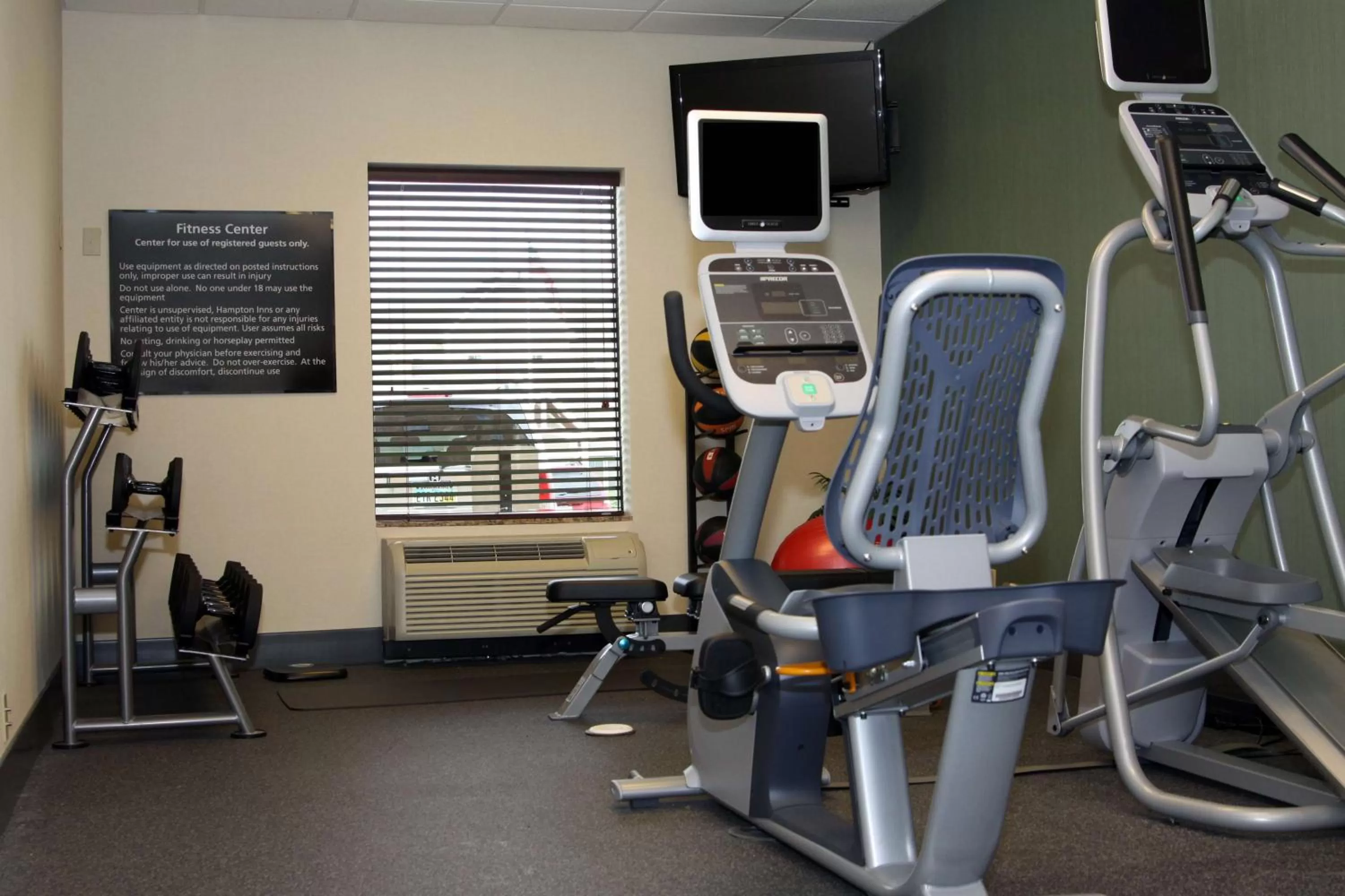 Fitness centre/facilities in Hampton Inn & Suites Paducah