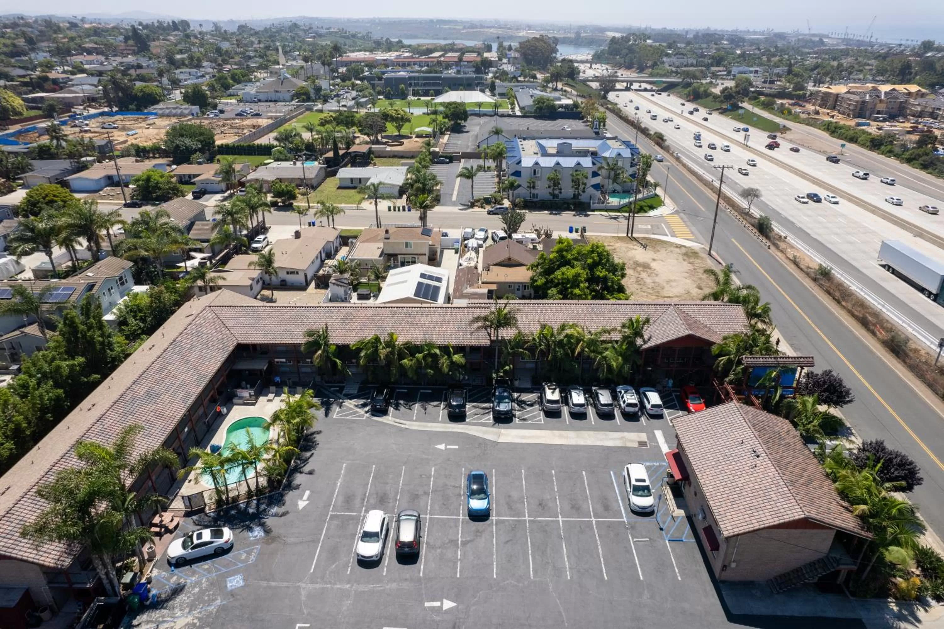 Bird's eye view in Motel 6 Carlsbad, Ca- North