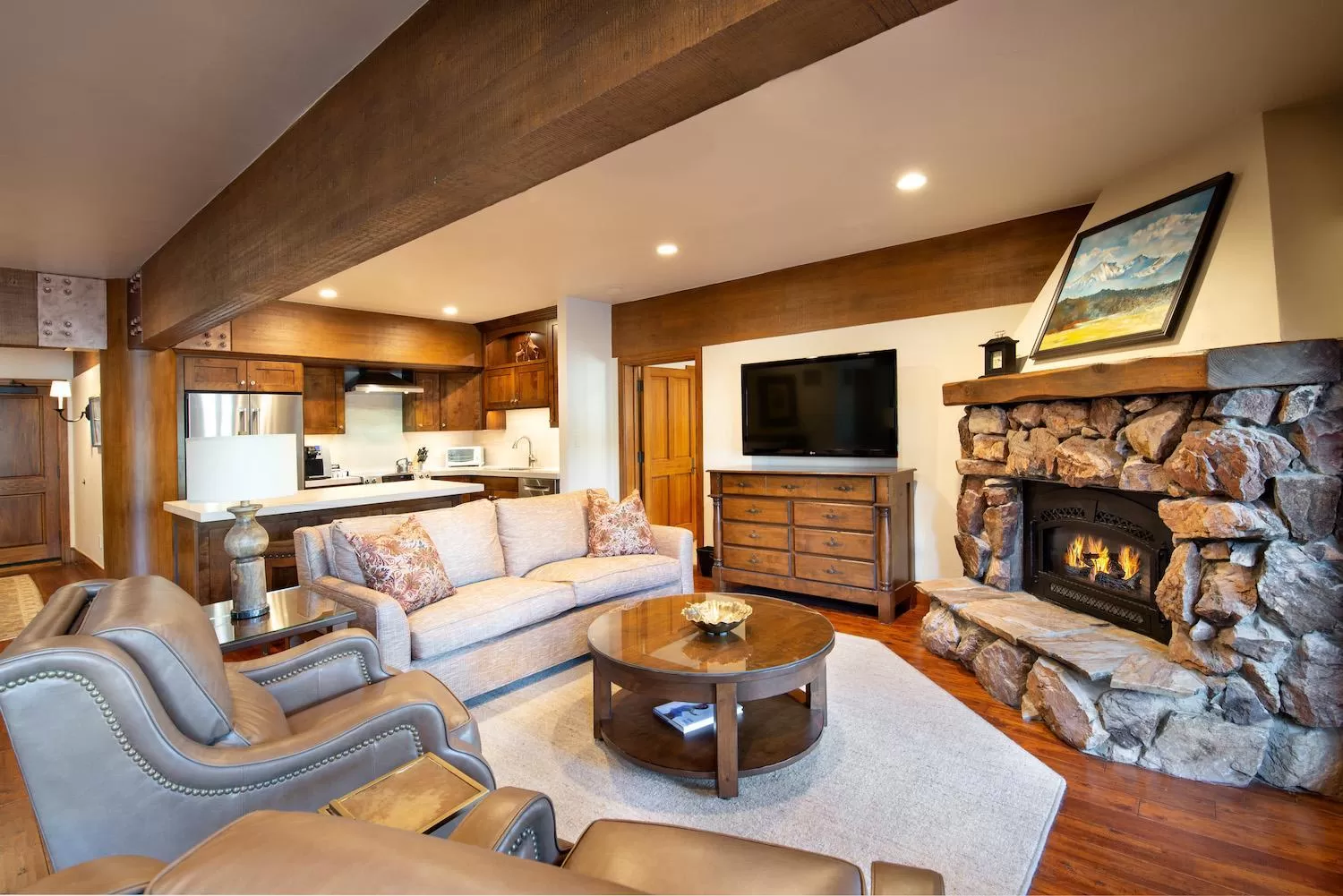 Living room in Stein Eriksen Lodge Deer Valley