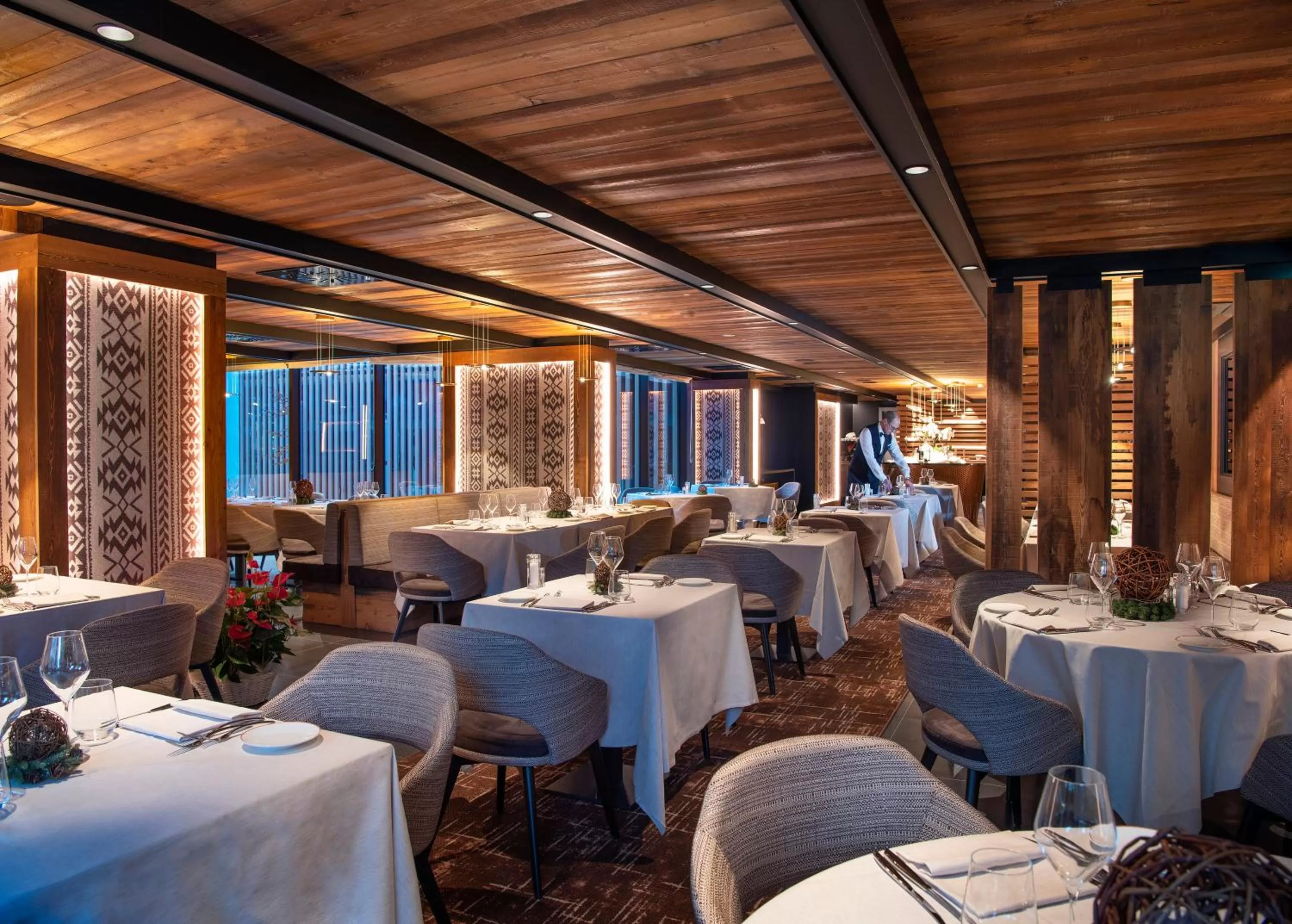 Restaurant/places to eat in Le Massif Hotel & Lodge Courmayeur The Leading Hotels of the World