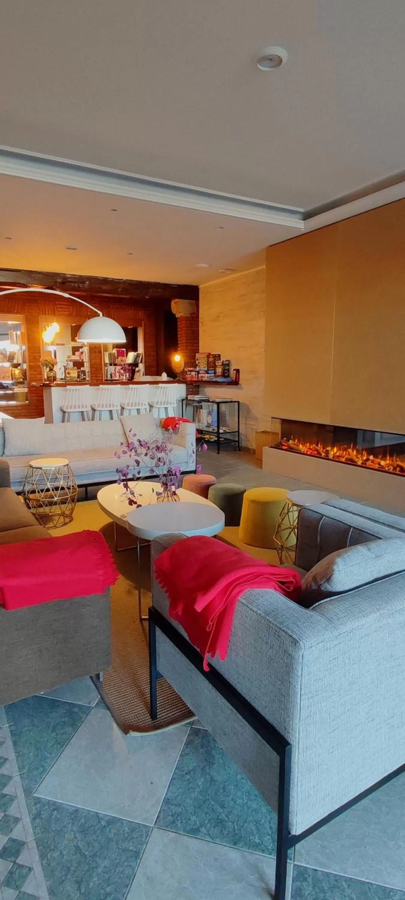 Living room in Hotel & Restaurant Figueres Parc