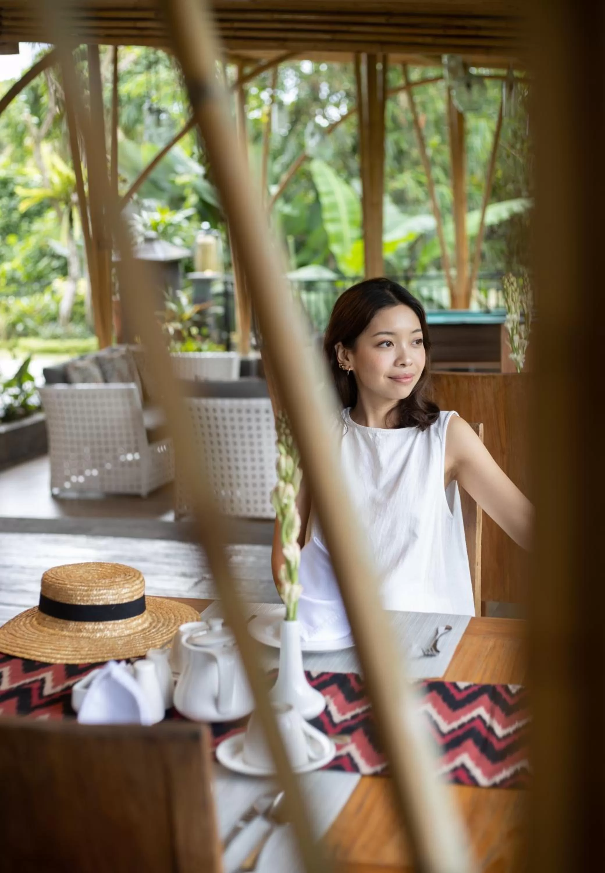 Dining area in Mayura Ubud Retreat