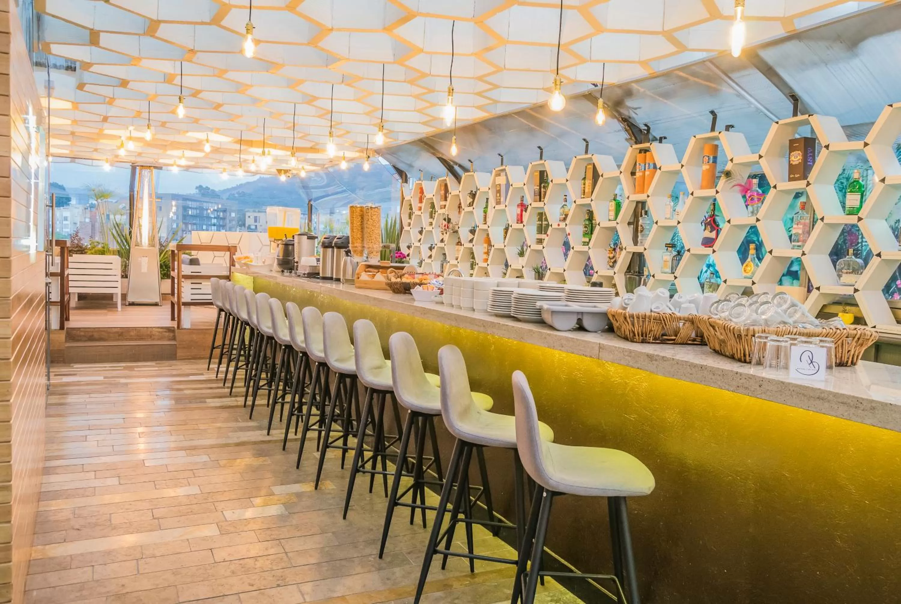 Buffet breakfast in Hotel Black Usaquen