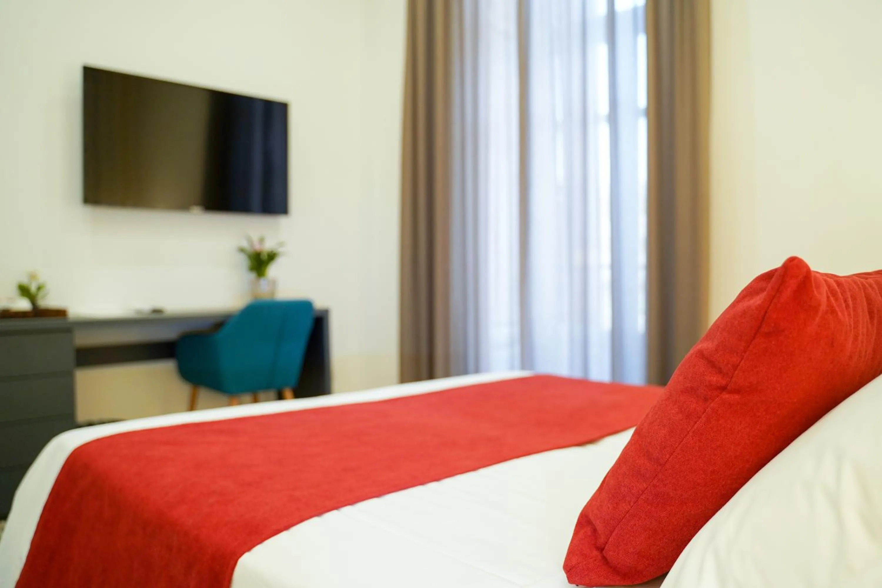 Bed in Hotel Cimarosa