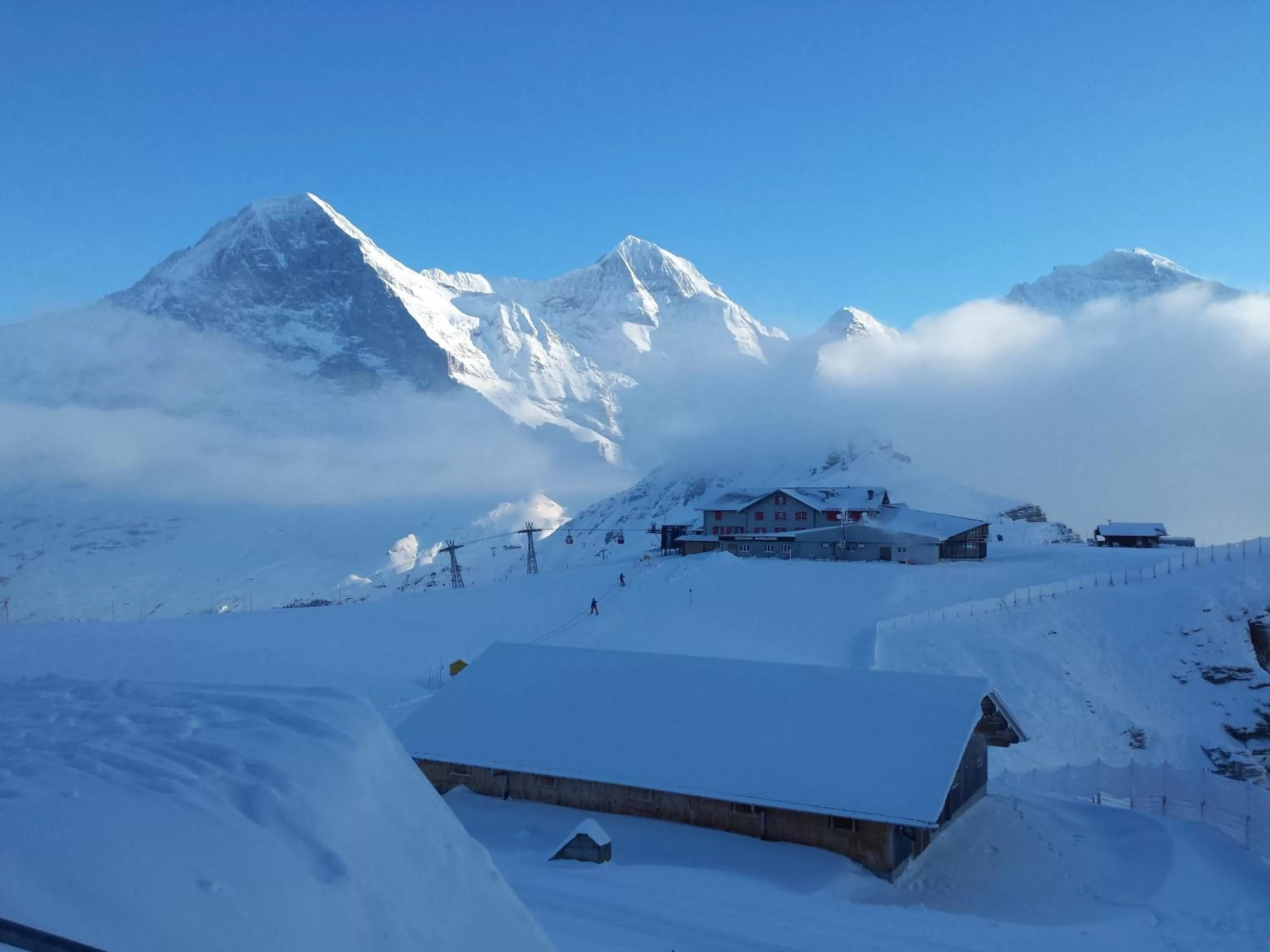 Natural landscape in Hotel Tschuggen