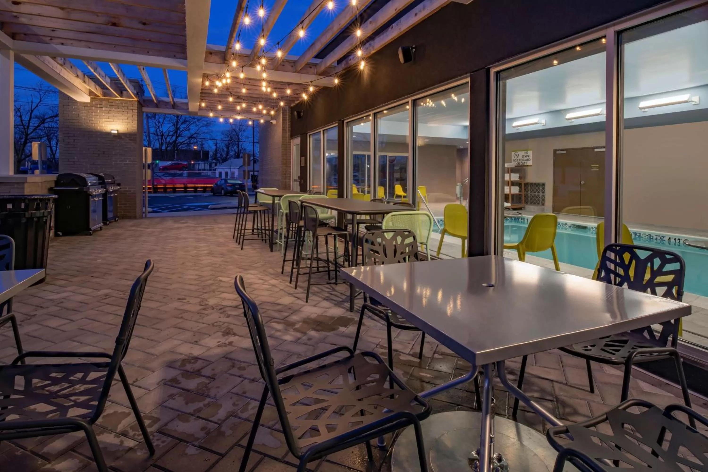 Patio in Home2 Suites By Hilton Wayne, NJ