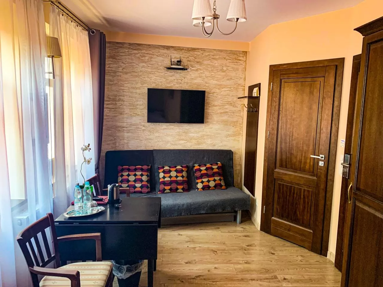 Bed in GRONO Apartamenty