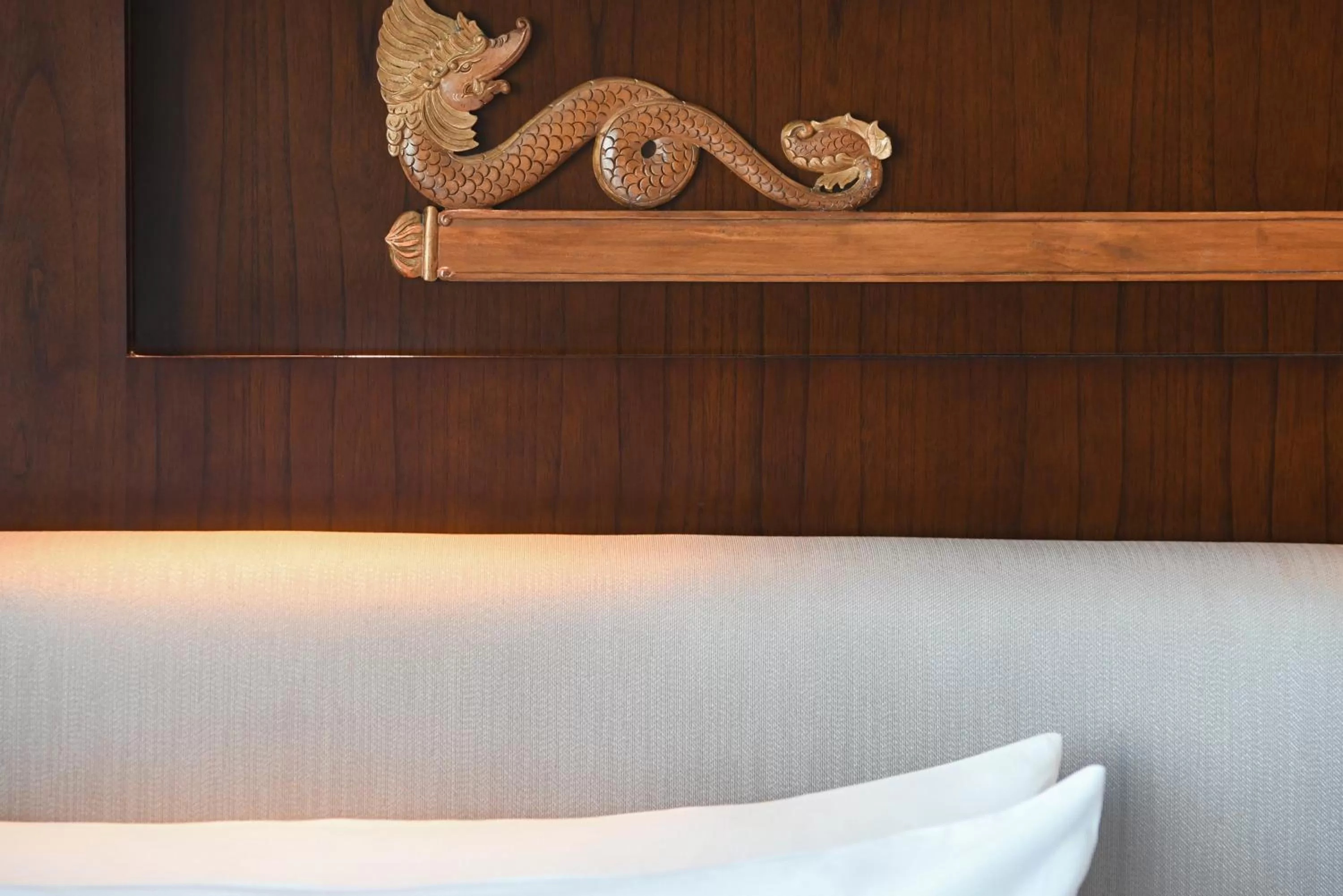Decorative detail, Bed in Le Meridien Jakarta