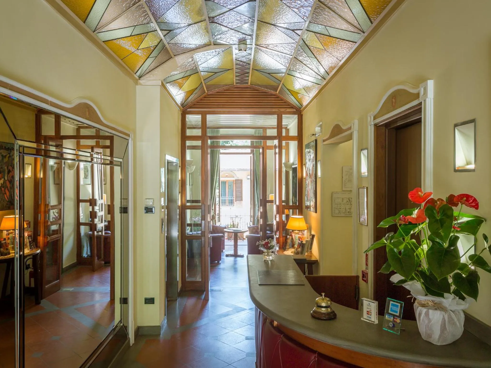 Lobby or reception in Hotel Panama