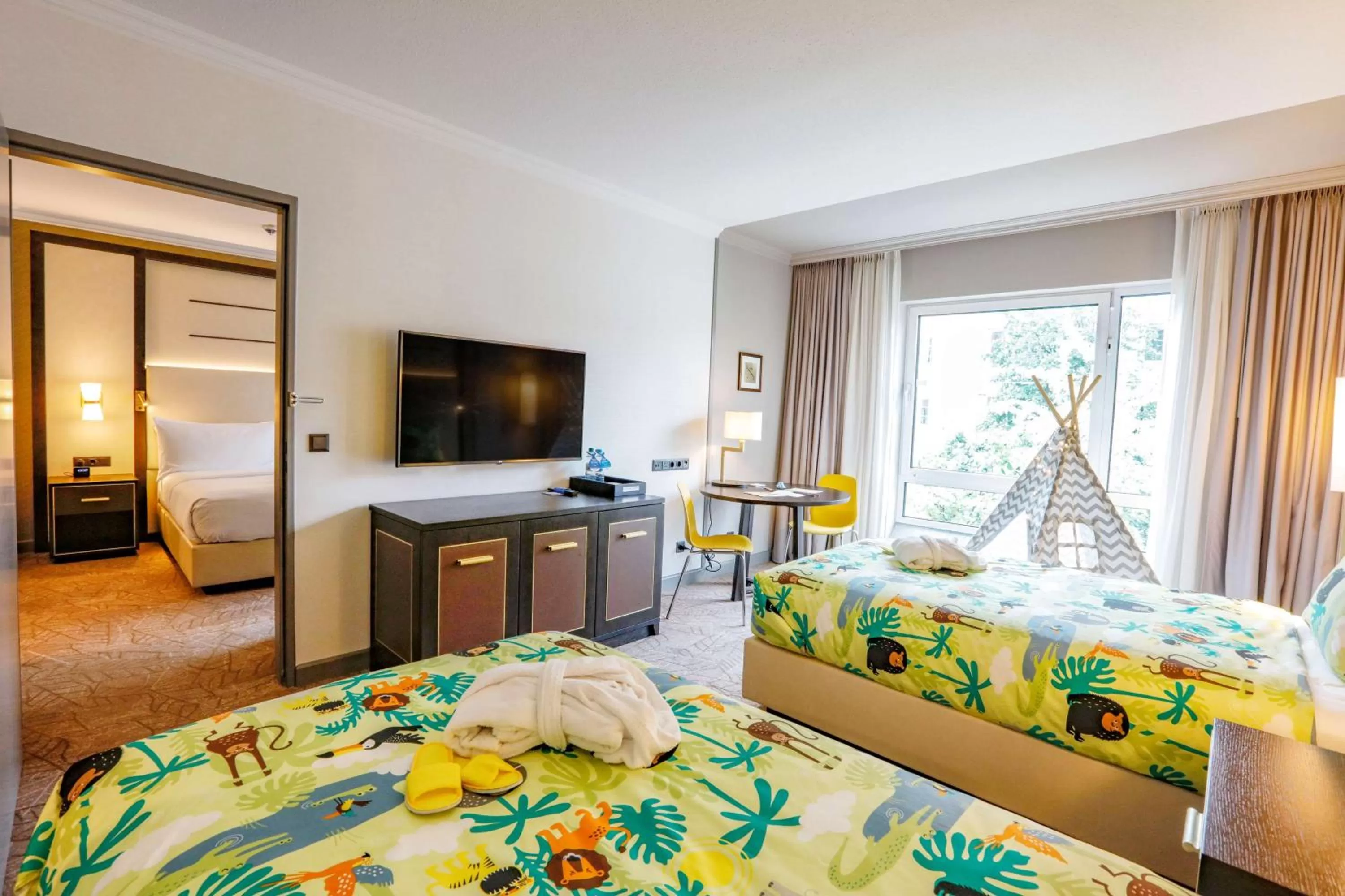 Bed in Hilton Munich City