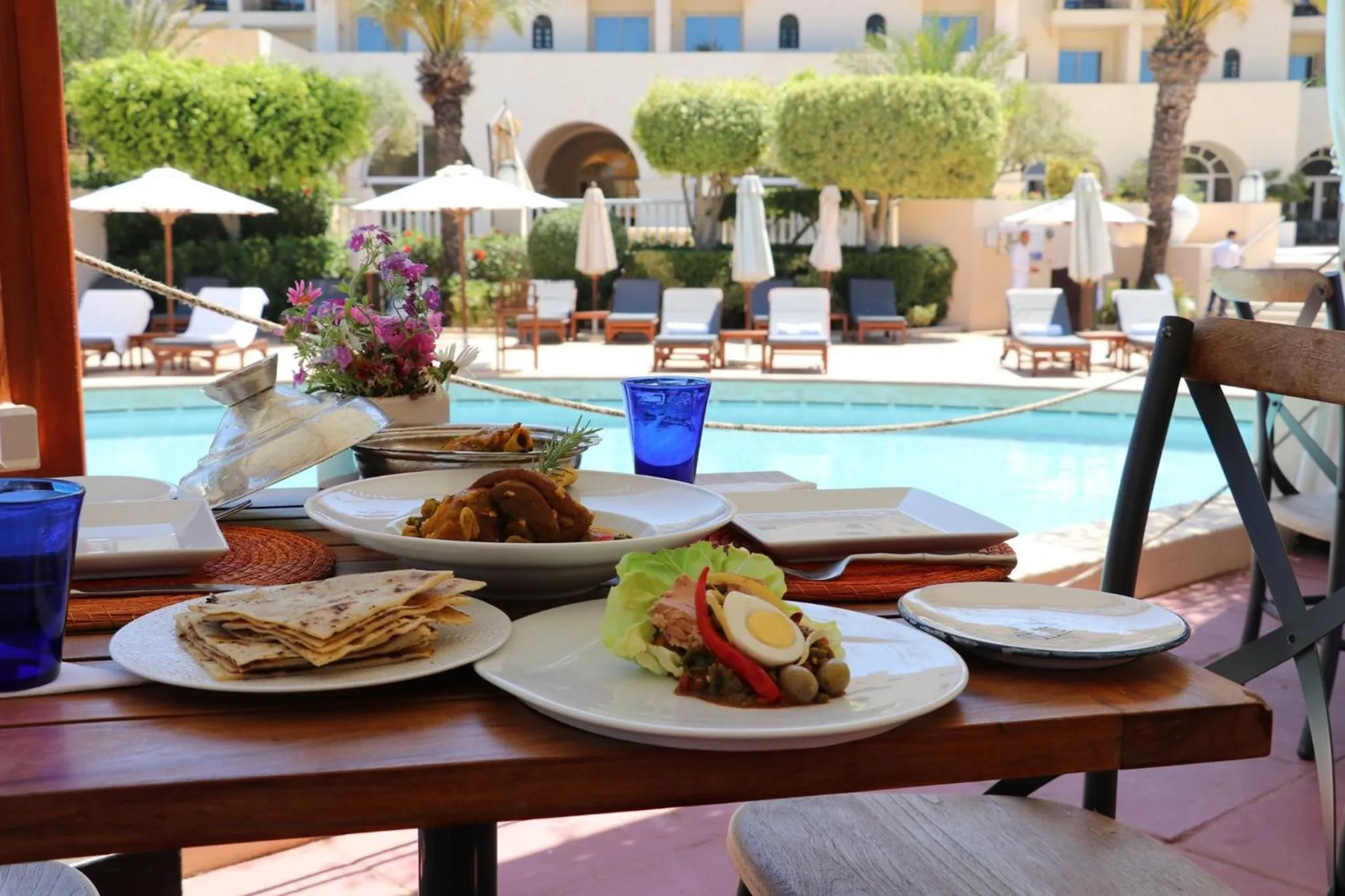 Restaurant/places to eat in The Residence Tunis