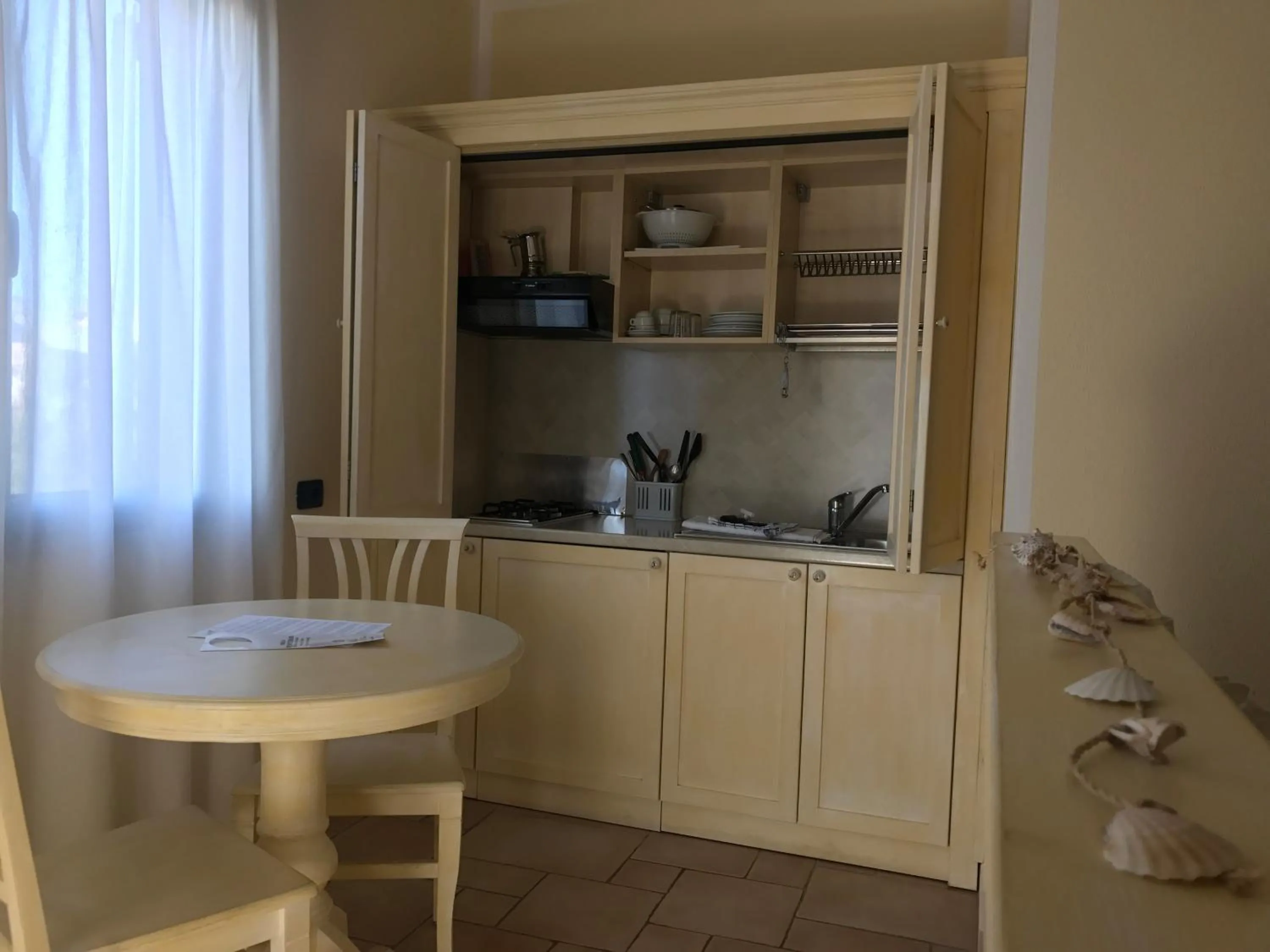 Kitchen or kitchenette in Hotel Villa Del Parco
