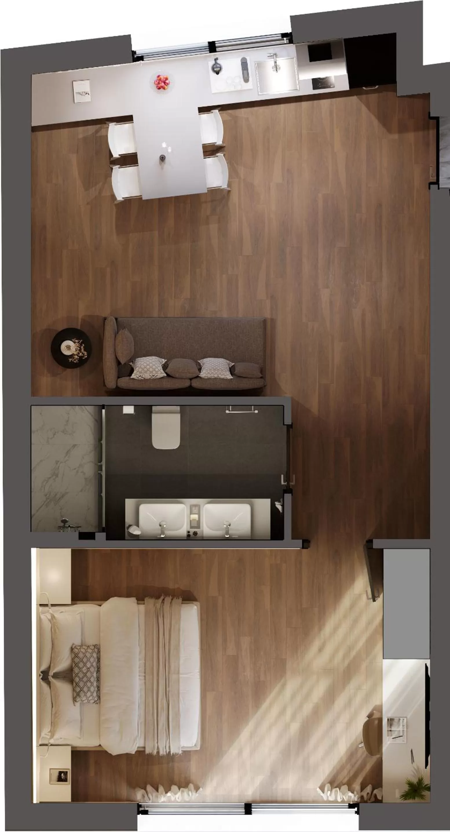 Floor plan in Athens Hill Luxury Apartments
