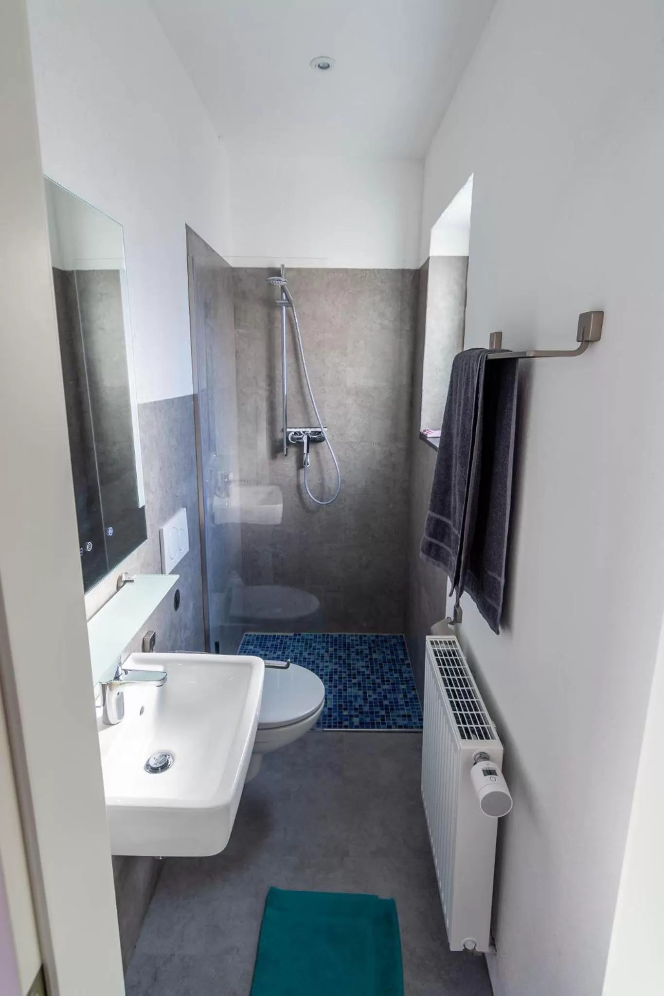 Bathroom in Gästehaus Jagsttal